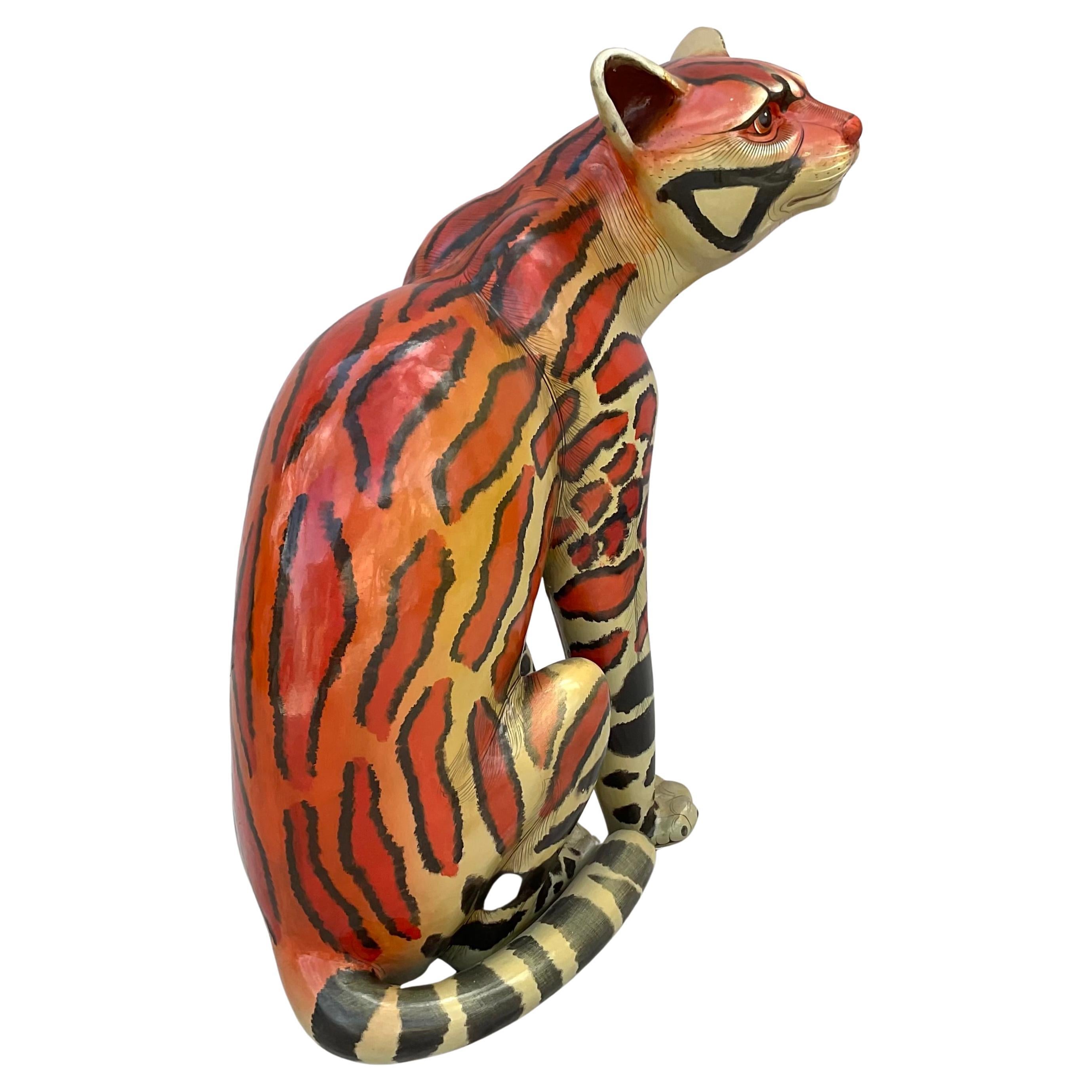 Escultura Jaguar de Sergio Bustamante Yeso en venta
