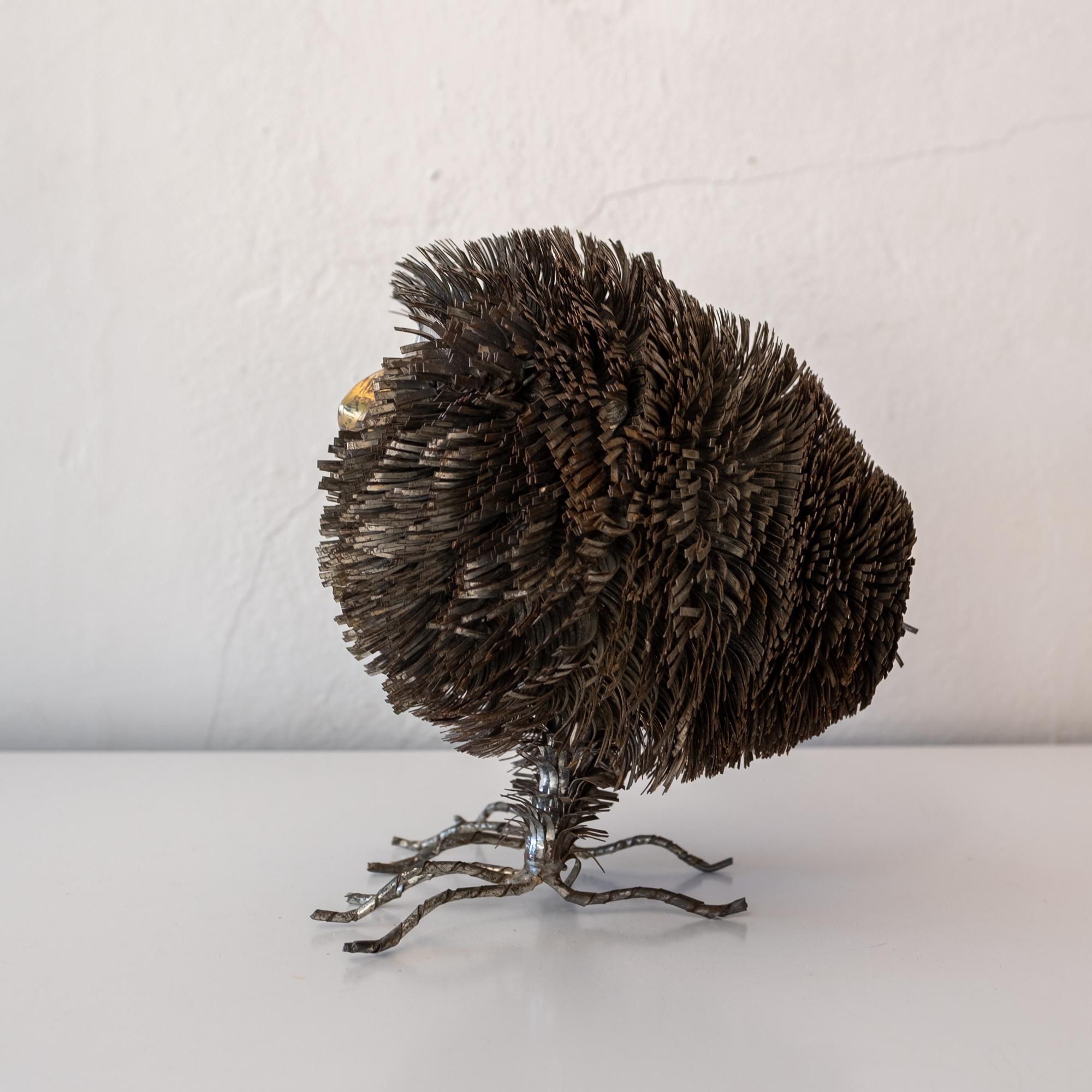 metal owl art