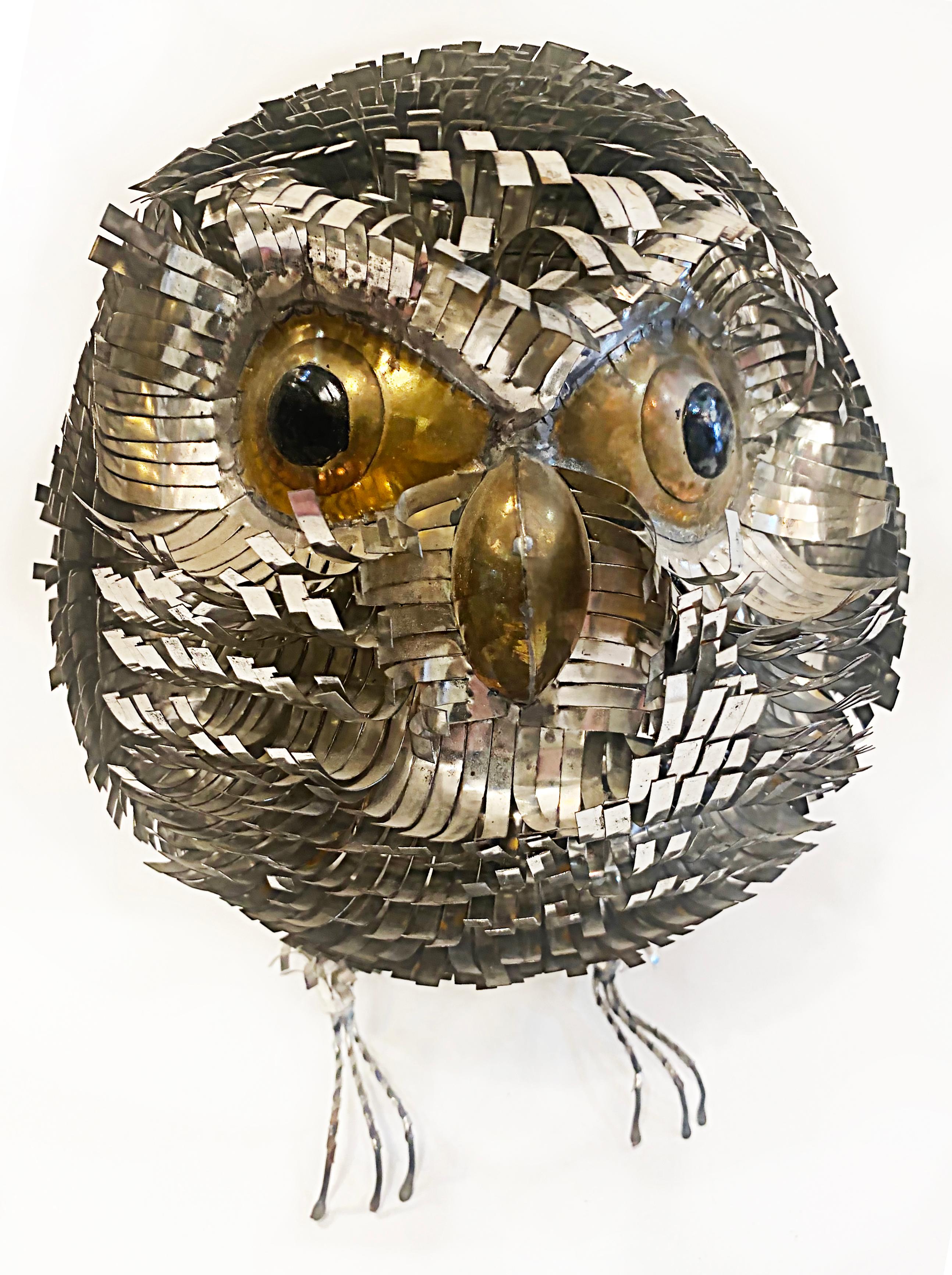 Sergio Bustamante Mexican Midcentury Baby Owl Sculpture, circa 1960s 2