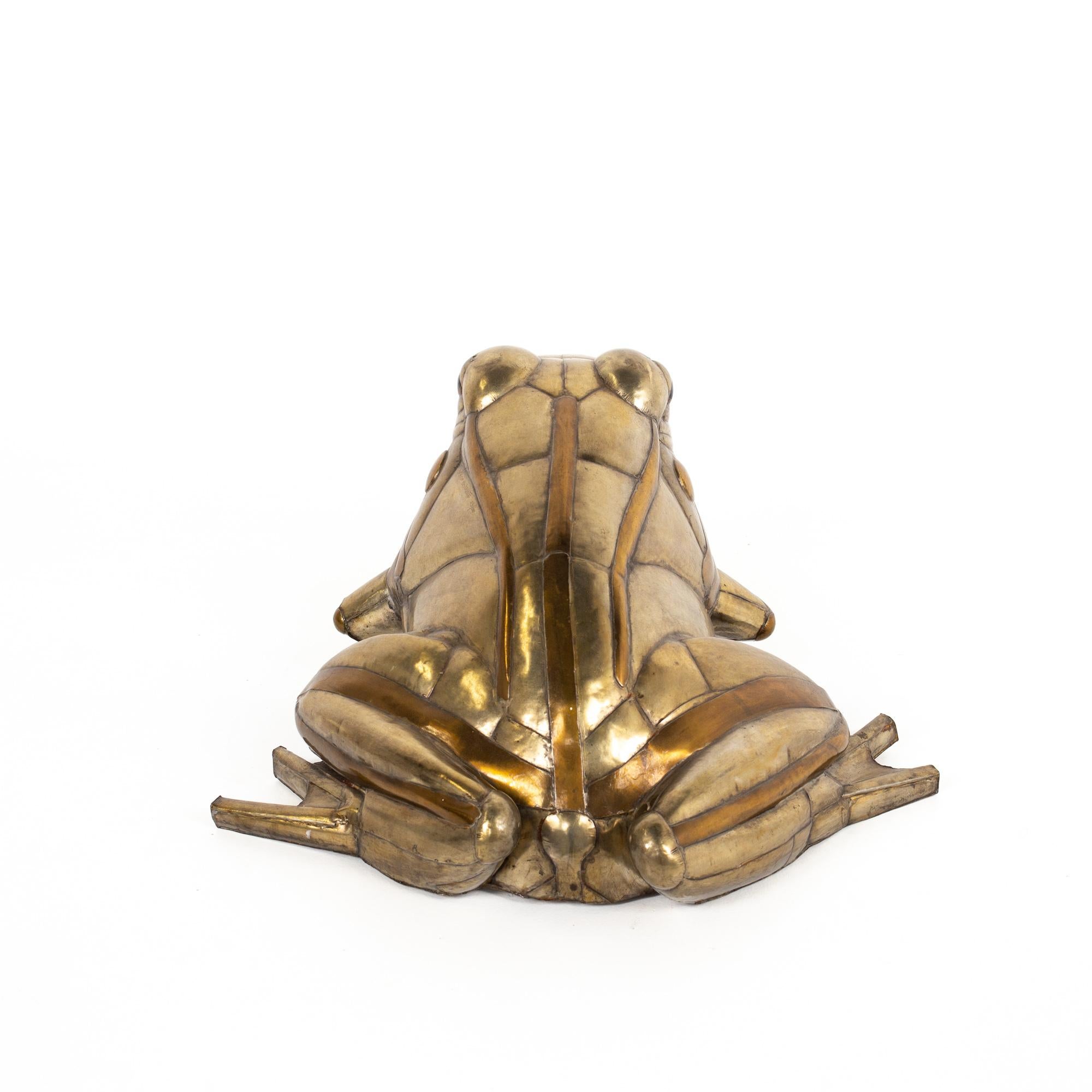 Mid-Century Modern Sergio Bustamante Midcentury Brutalist Metal Frog