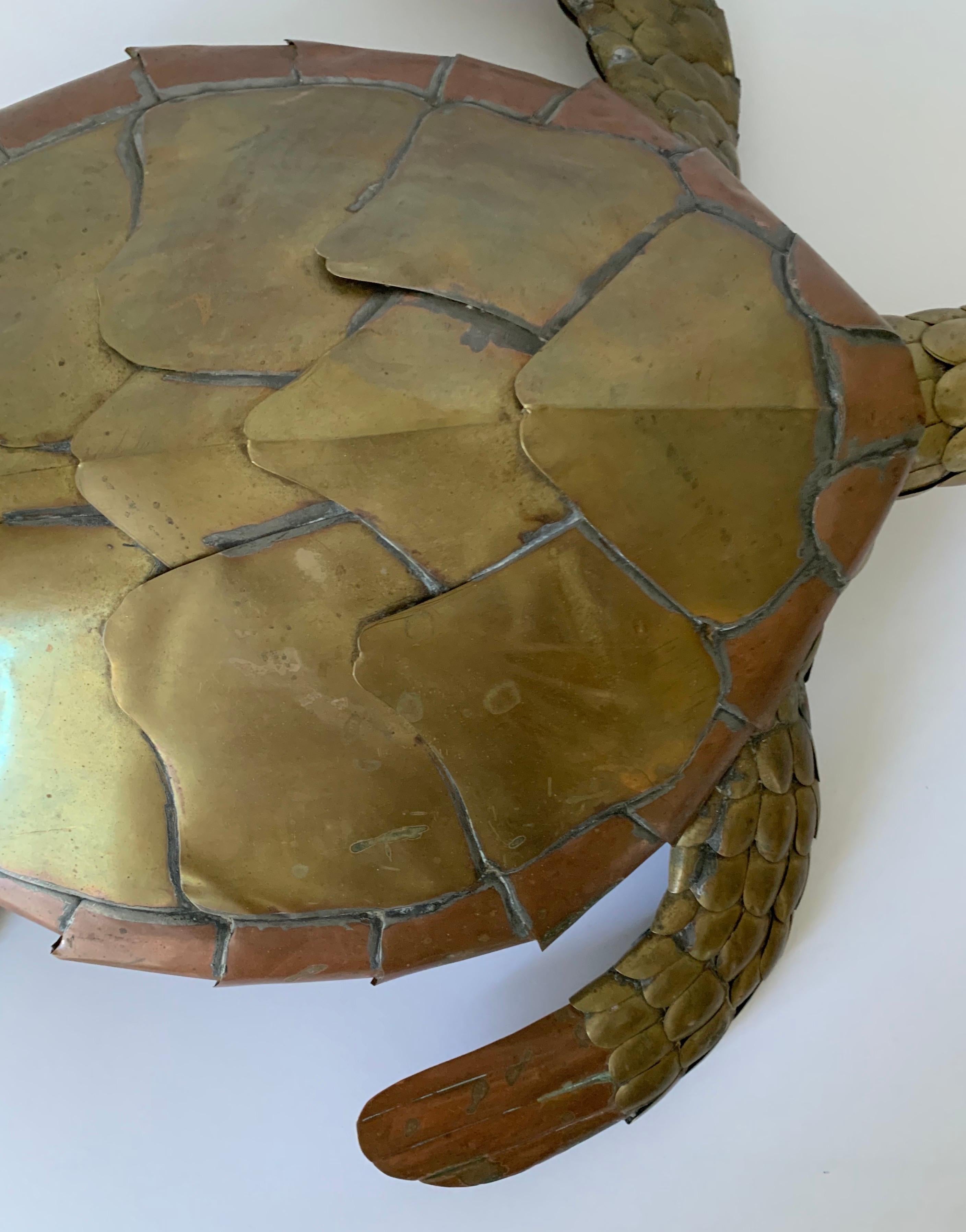 Sergio Bustamante Mixed Metal Sea Turtle 1