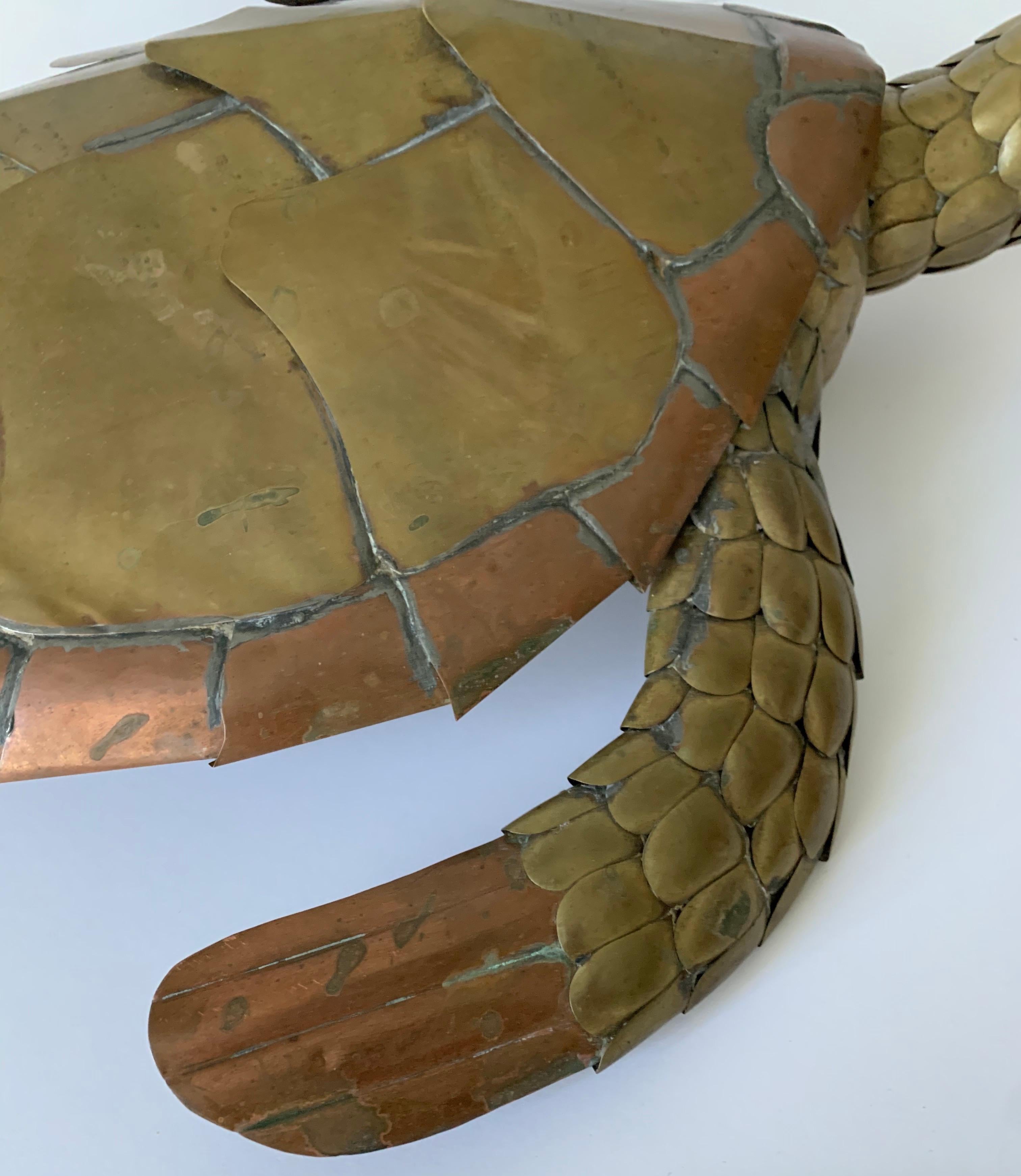 turtle cardboard sculpture