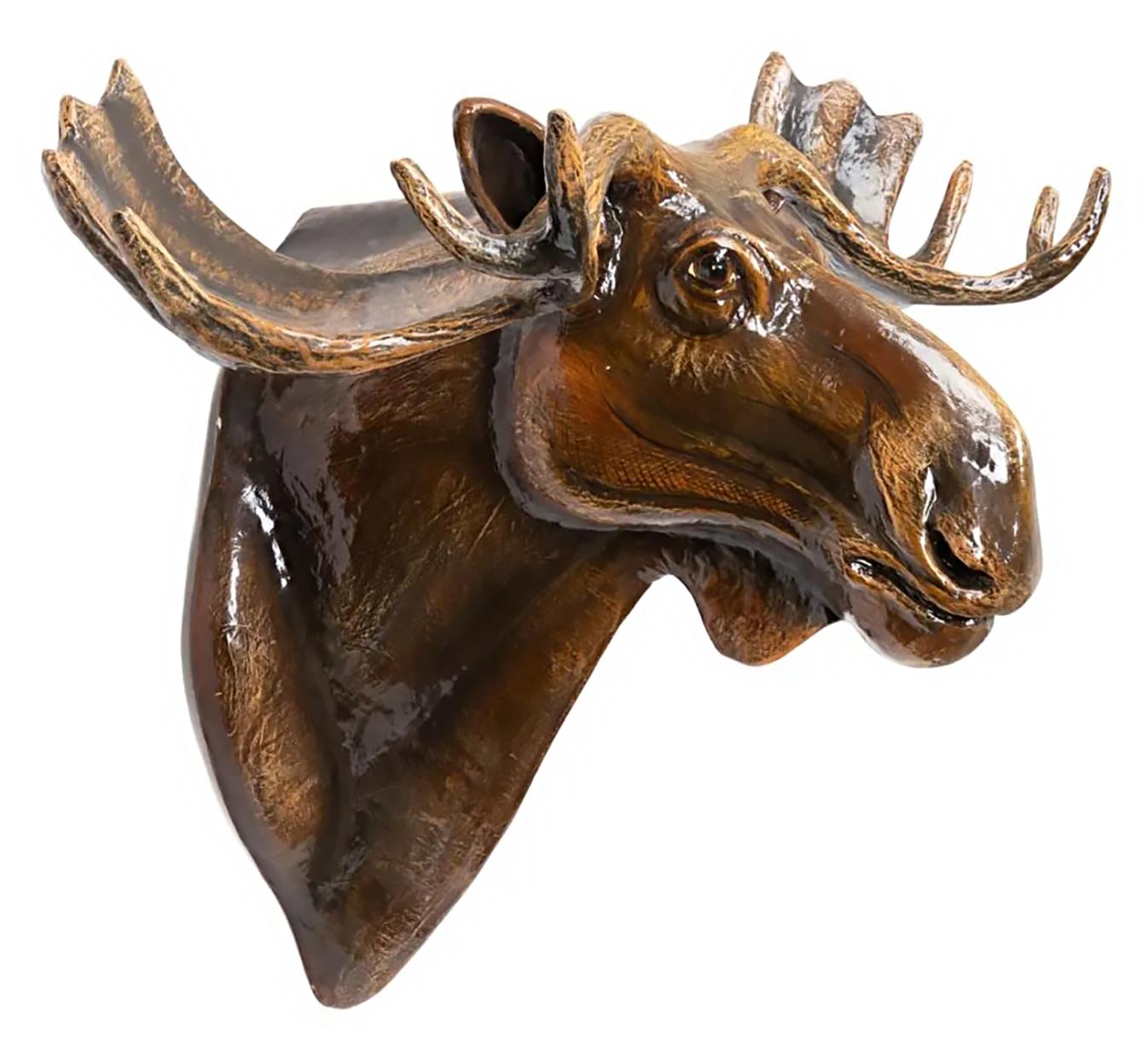 Sergio Bustamante Moose Head Wall Sculpture Limited Edition 22/100 with COA For Sale 1