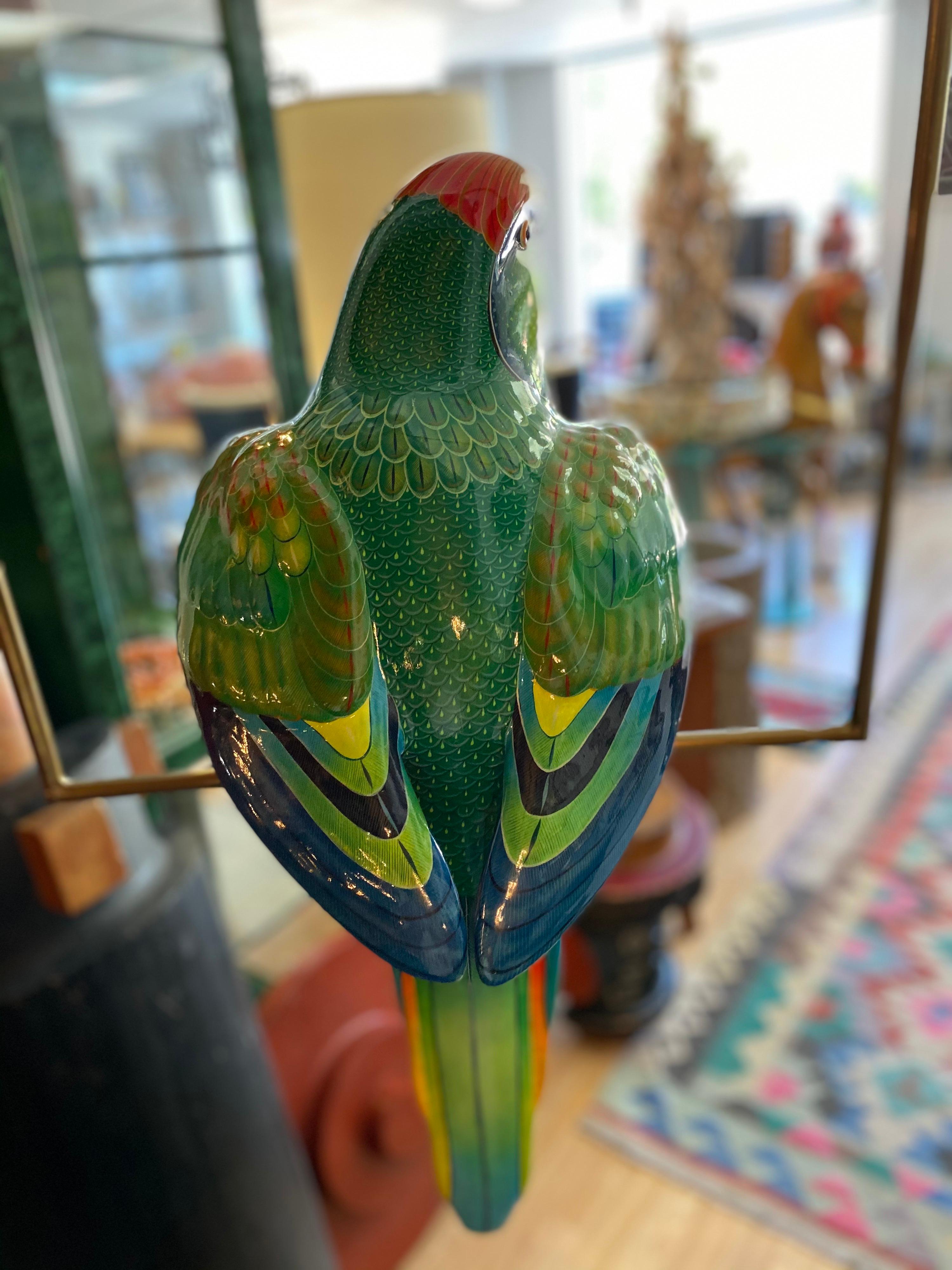 Mid-Century Modern Sergio Bustamante Parrot 