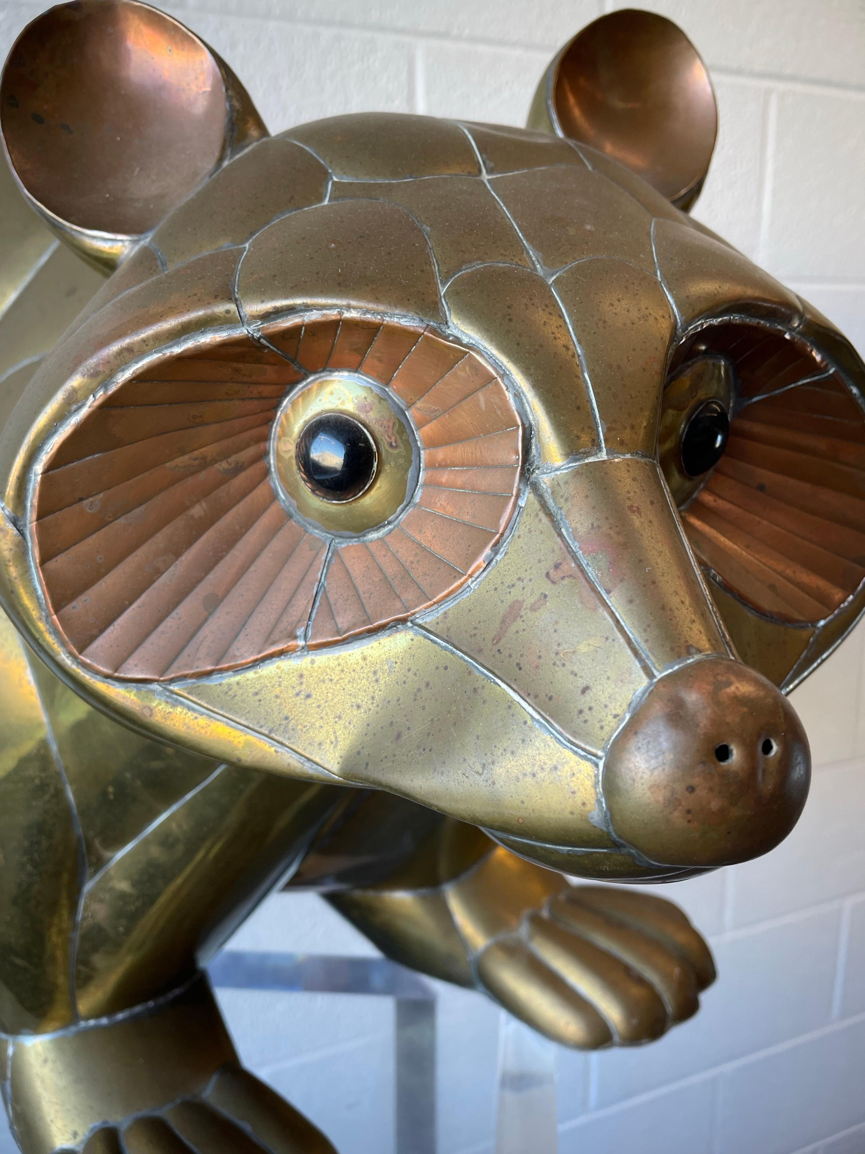 Late 20th Century Sergio Bustamante Raccoon For Sale