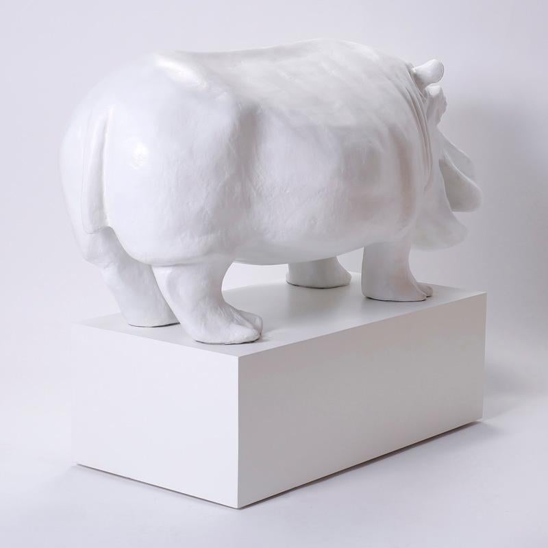 Large Papier Mâché Hippopotamus by Sergio Bustamante For Sale 5