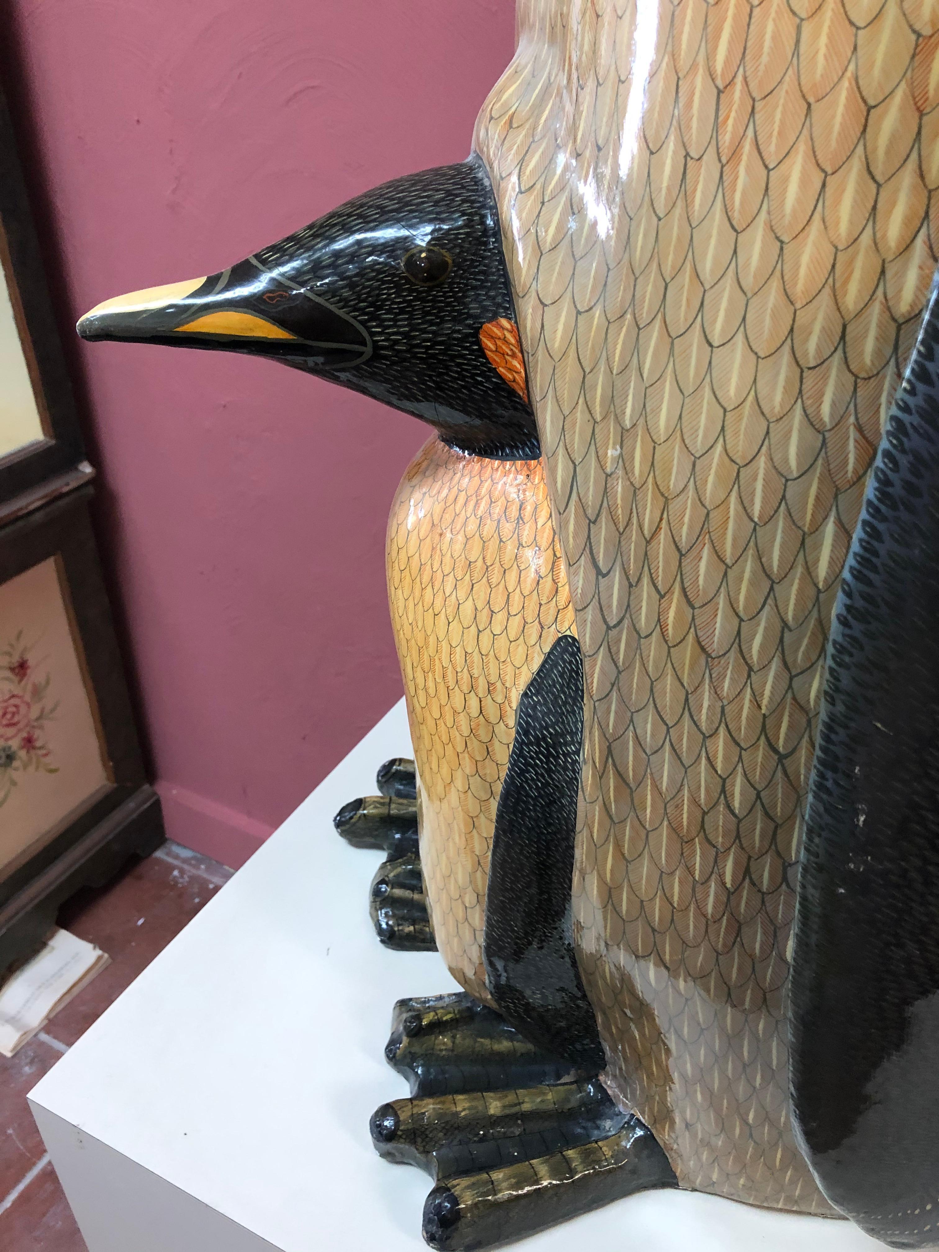 Sergio Bustamante is a Mexican sculptor who was born in 1942 in Sinaloa Mexico. His works have sold at auction for over $11,000 and for more in private galleries. This example of his genius I believe is mostly made from paper mache .  It is in good