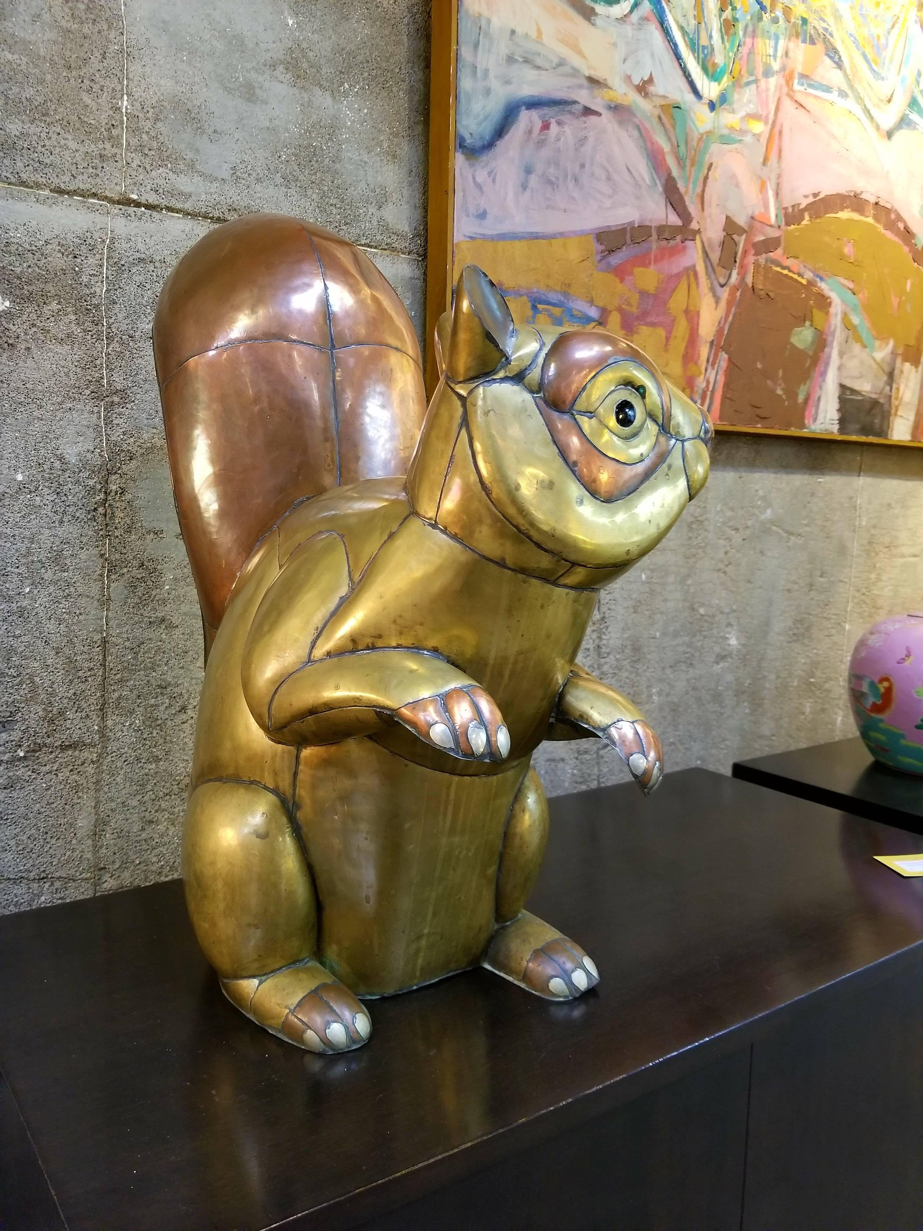 Sergio Bustamante Squirrel Sculpture 3