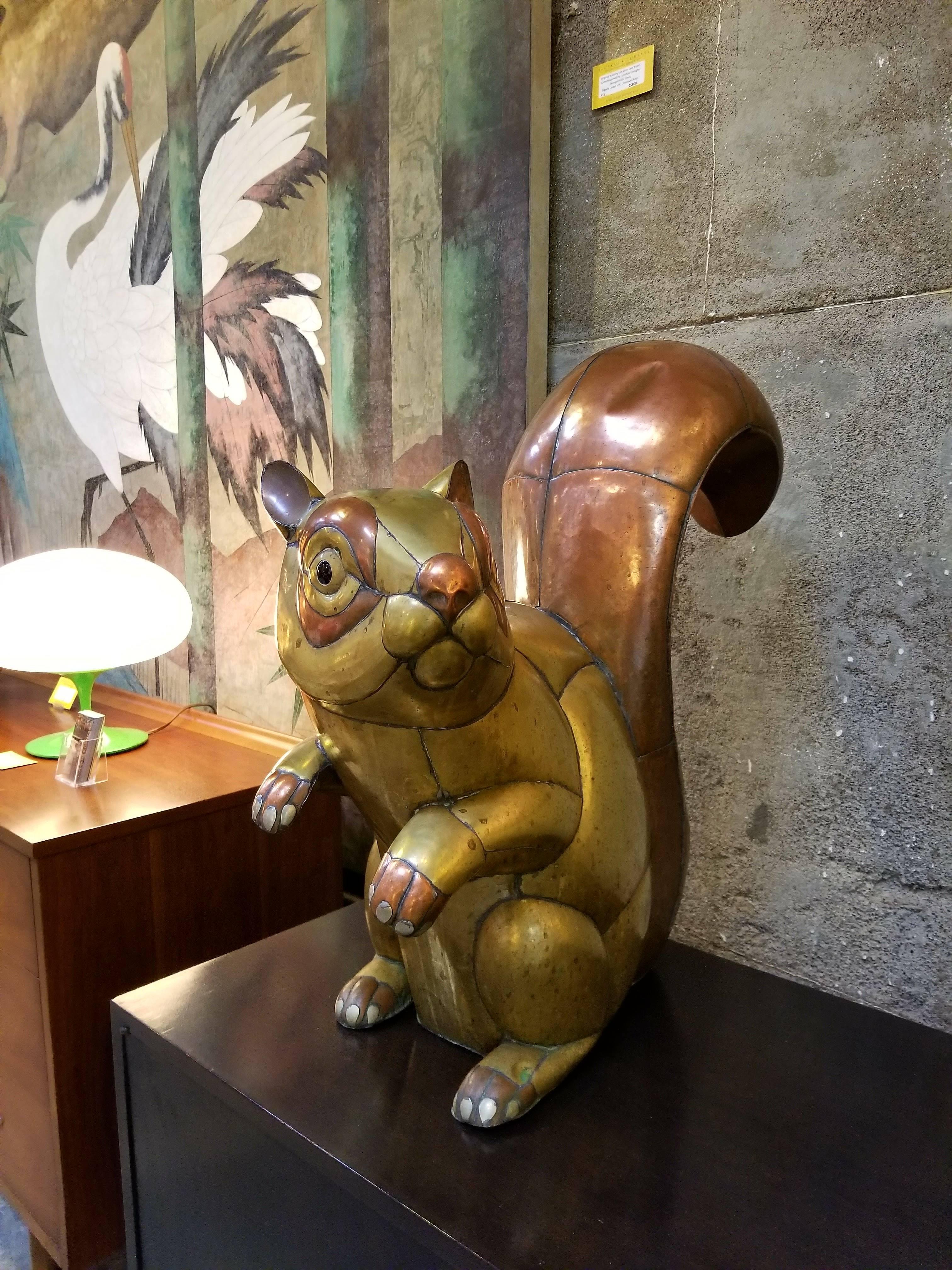 Sergio Bustamante Squirrel Sculpture 2
