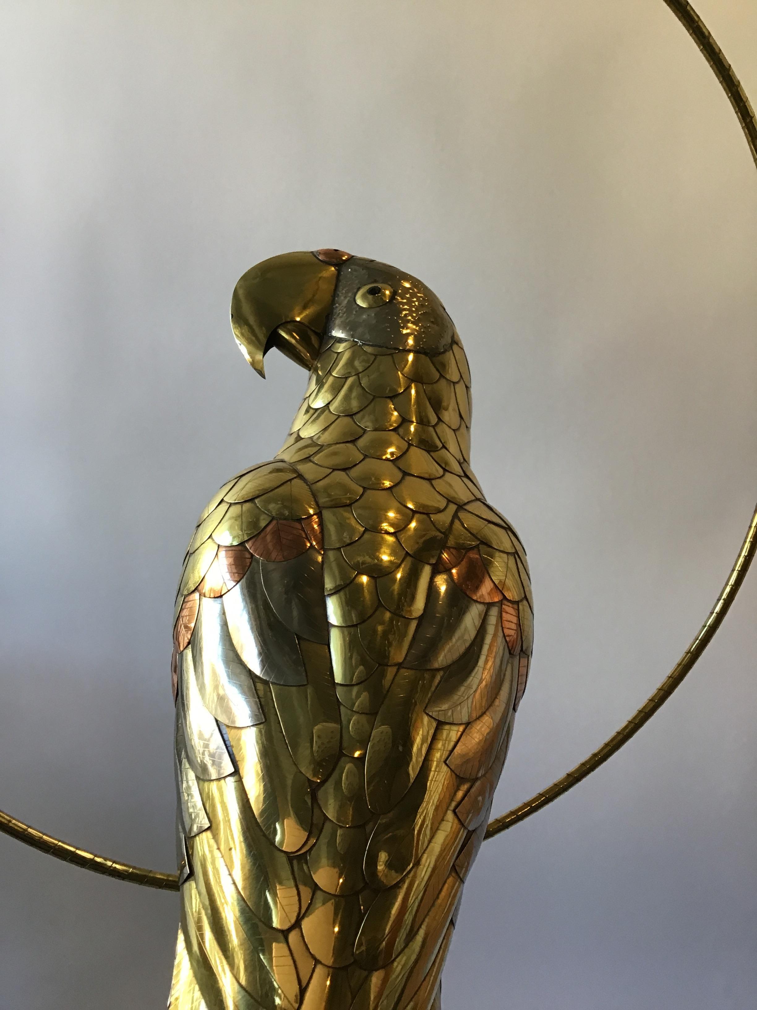 Sergio Bustamante Style Parrot In Good Condition In Tarrytown, NY