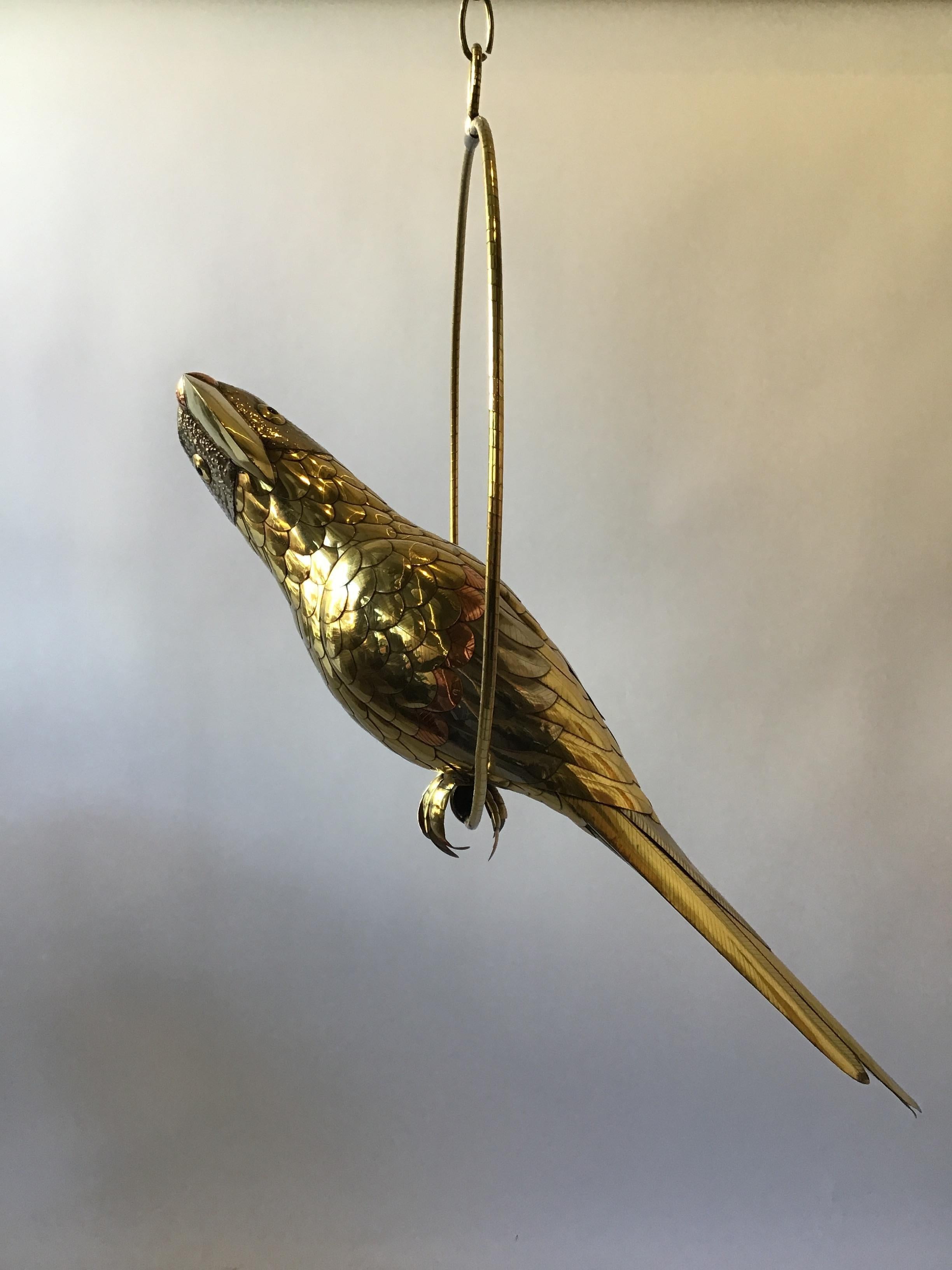 Late 20th Century Sergio Bustamante Style Parrot