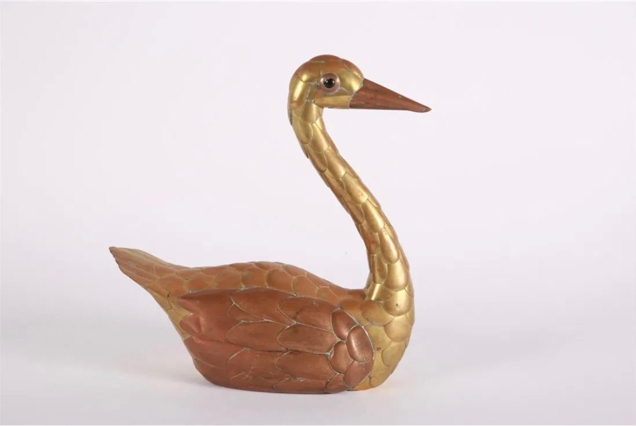 Sergio Bustamante (Mexican, b. 1949). Welded brass and copper. Height: 12 3/4