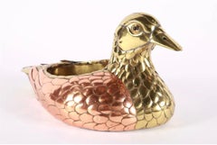 Sergio Bustamante, Welded Duck Planter Sculpture