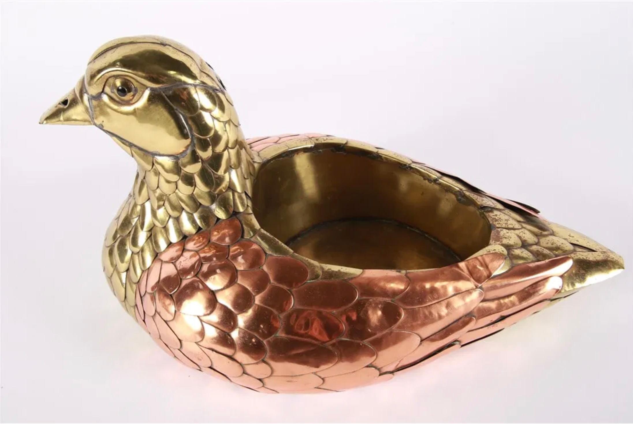 Soudé Sergio Bustamante, Sculpture en forme de canard soudé en vente