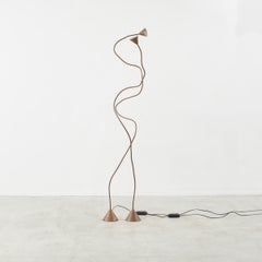 Sergio Calatroni Lámpara de pie Papiro, Pallucco, Italia, 1989