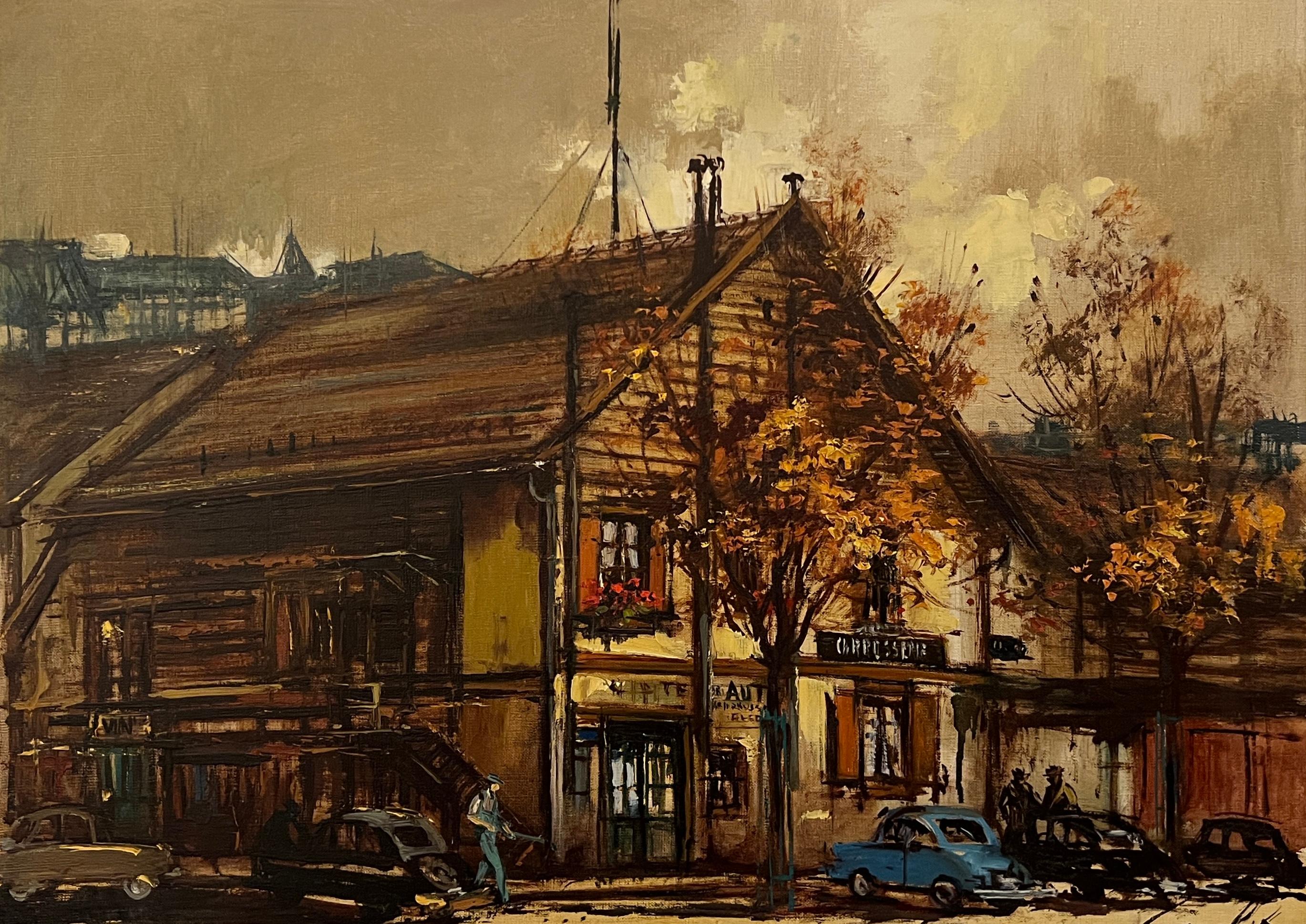 Landscape Painting de Sergio Cecchi - Paisaje Ginebra