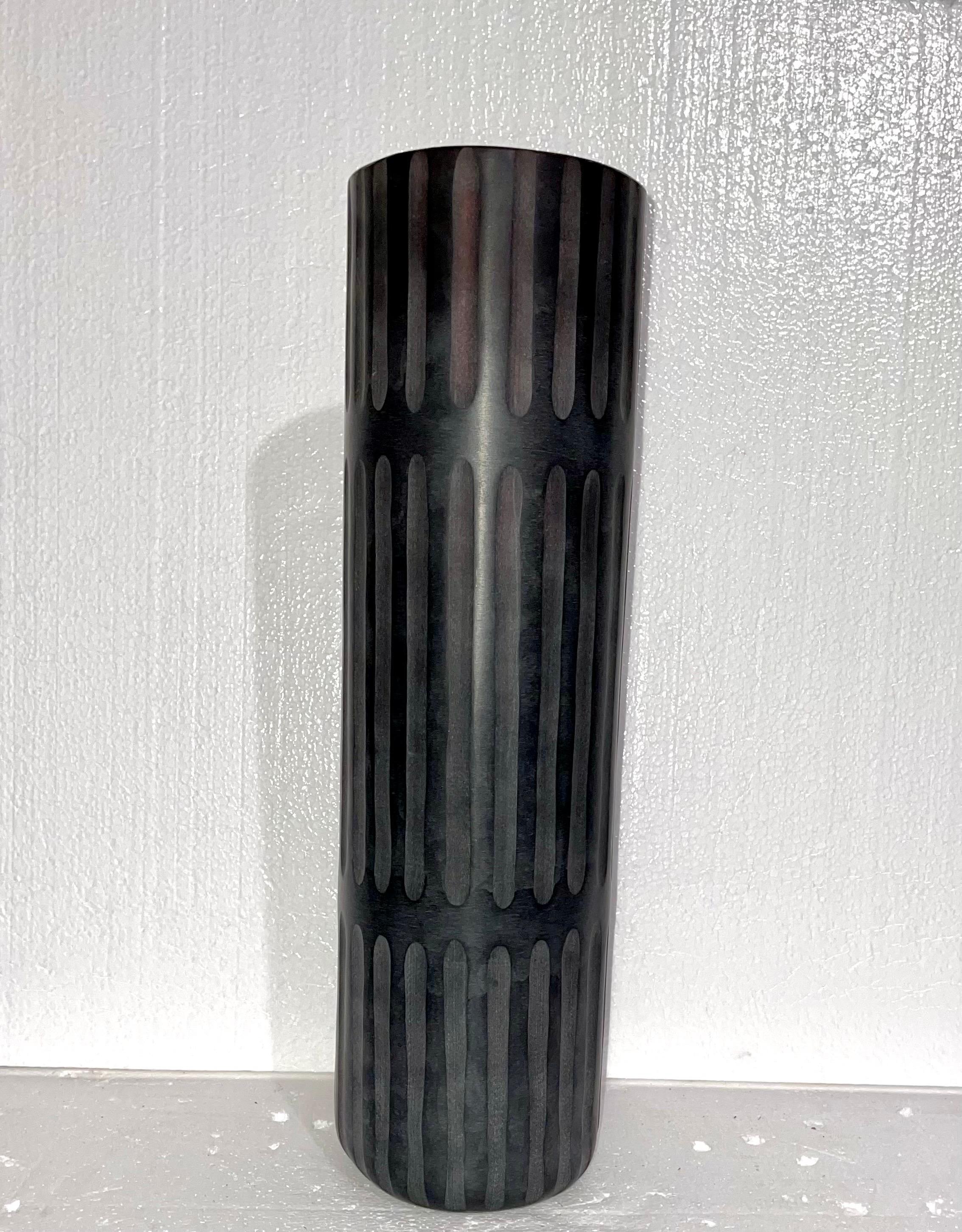 Large Murano Abstract Hand Blown Arcade Glass Sculpture Marcello Panza Vase  For Sale 7