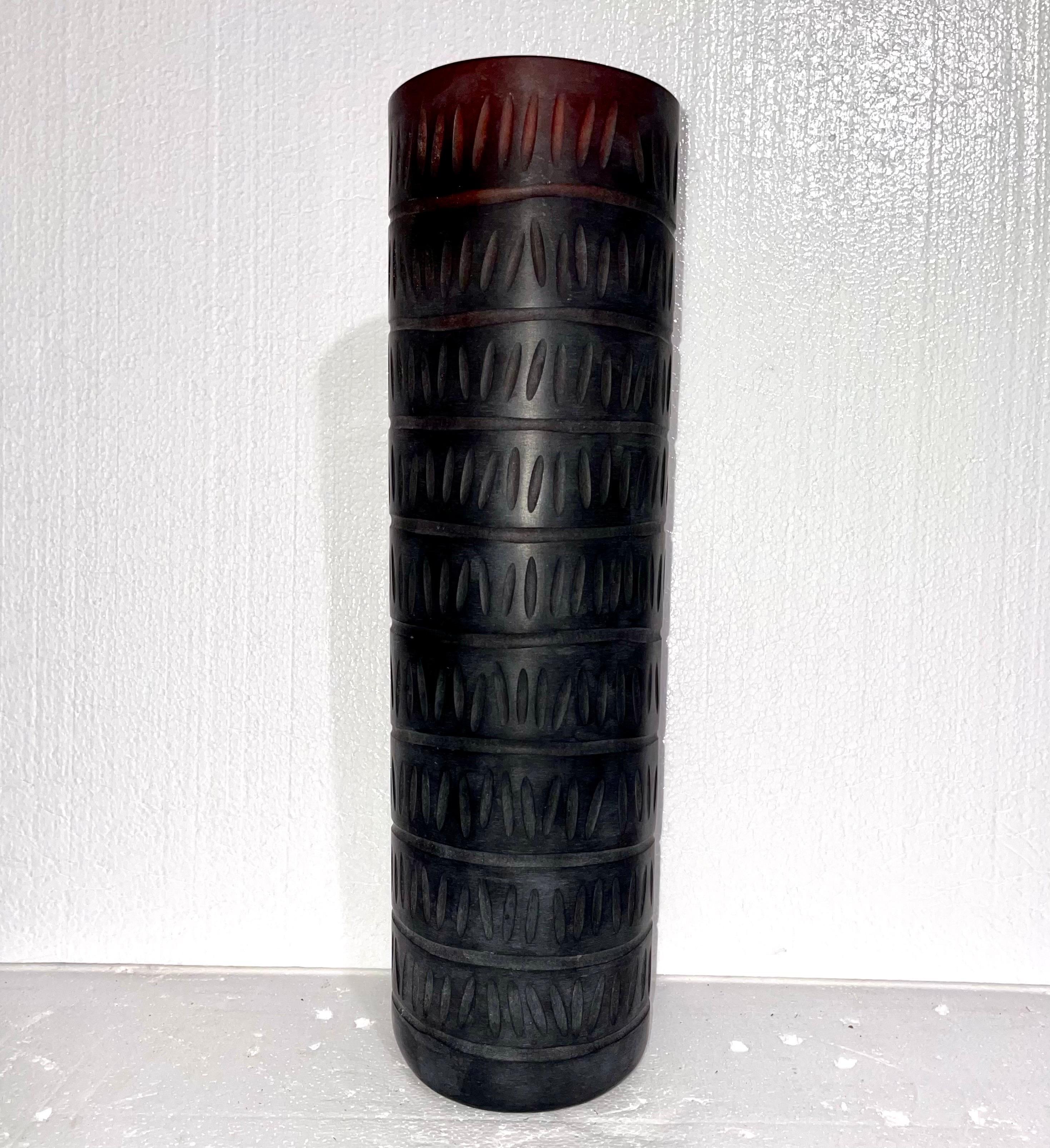 Large Murano Abstract Hand Blown Arcade Glass Sculpture Marcello Panza Vase 11
