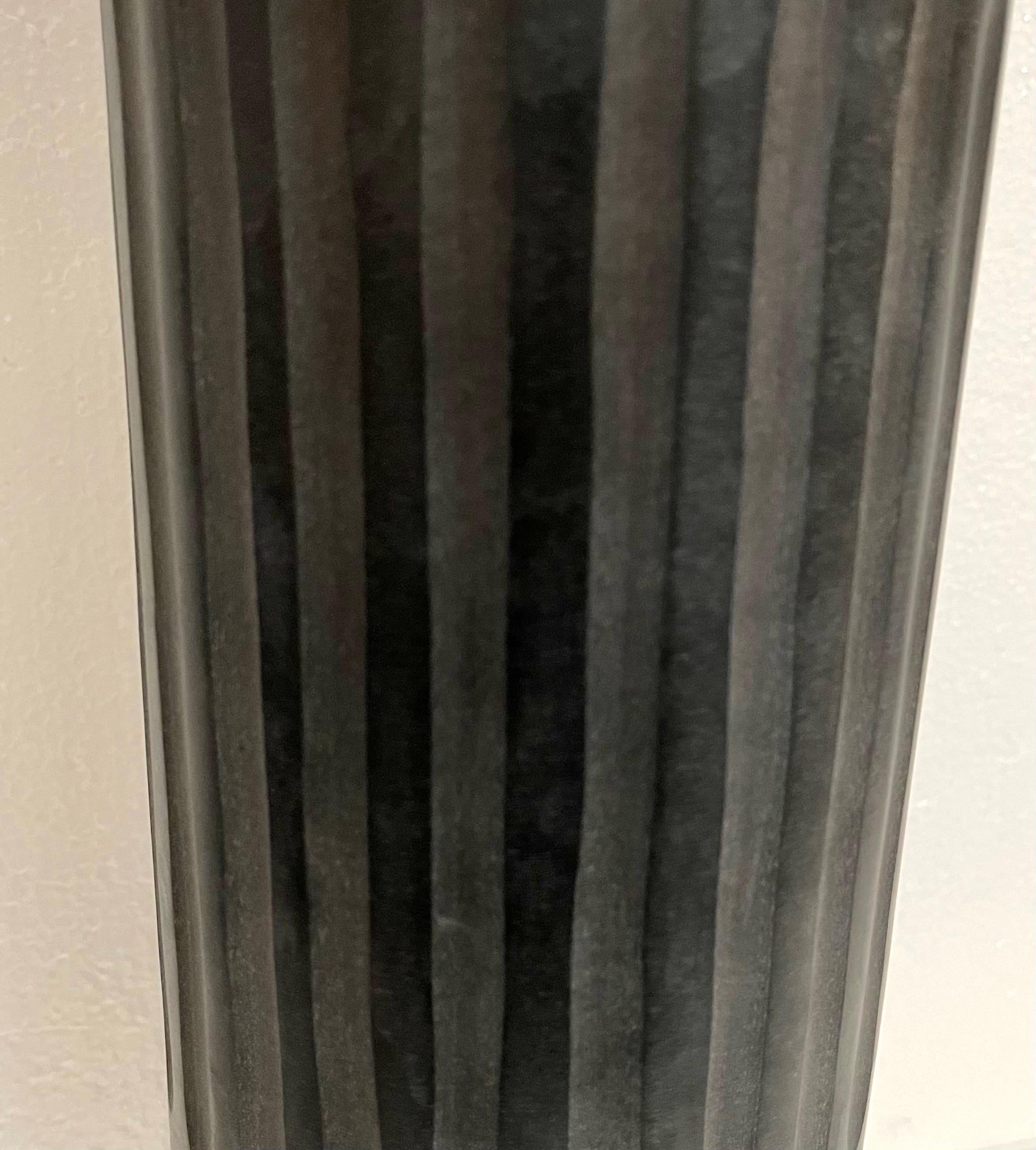 Gran escultura abstracta de cristal de Murano soplado a mano Marcello Panza Jarrón en venta 5