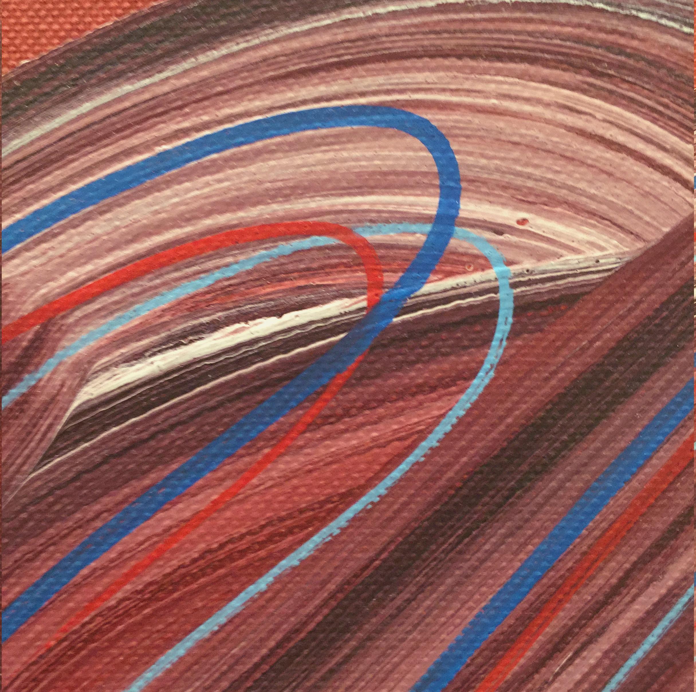 Sergio Dangelo 'In Rio' Latest 80's Oil Mixed Media Canvas Contemporary Italian For Sale 9