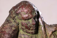 Sergio De Giusti Modernist Contemporary Cast Bronze Door Knocker Sculpture