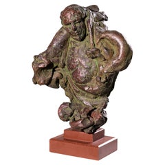 Sergio De Giusti Modernist Contemporary Cast Bronze Door Knocker Sculpture