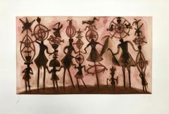 Sergio Hernández, 'Alfeñiques II', 2014, Engraving, 26.8x39.4in
