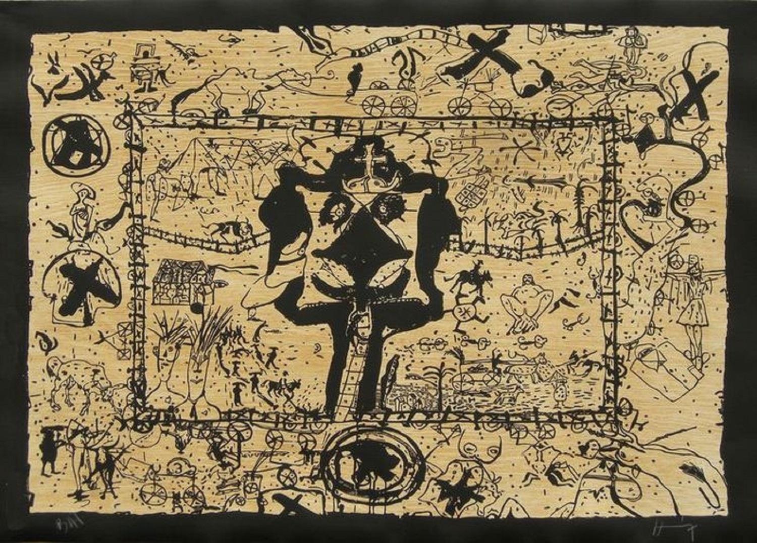 Sergio Hernández (Mexique, 1957)
Corral I", 2011
gravure sur bois sur papier Velin Arches 300 g.
29.6 x 41.4 in. (75 x 105 cm)
Edition de 10
Non encadré














