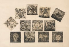 Sergio Hernández, 'Tatuajes', 2003, Engraving, 33.5x48.4 in