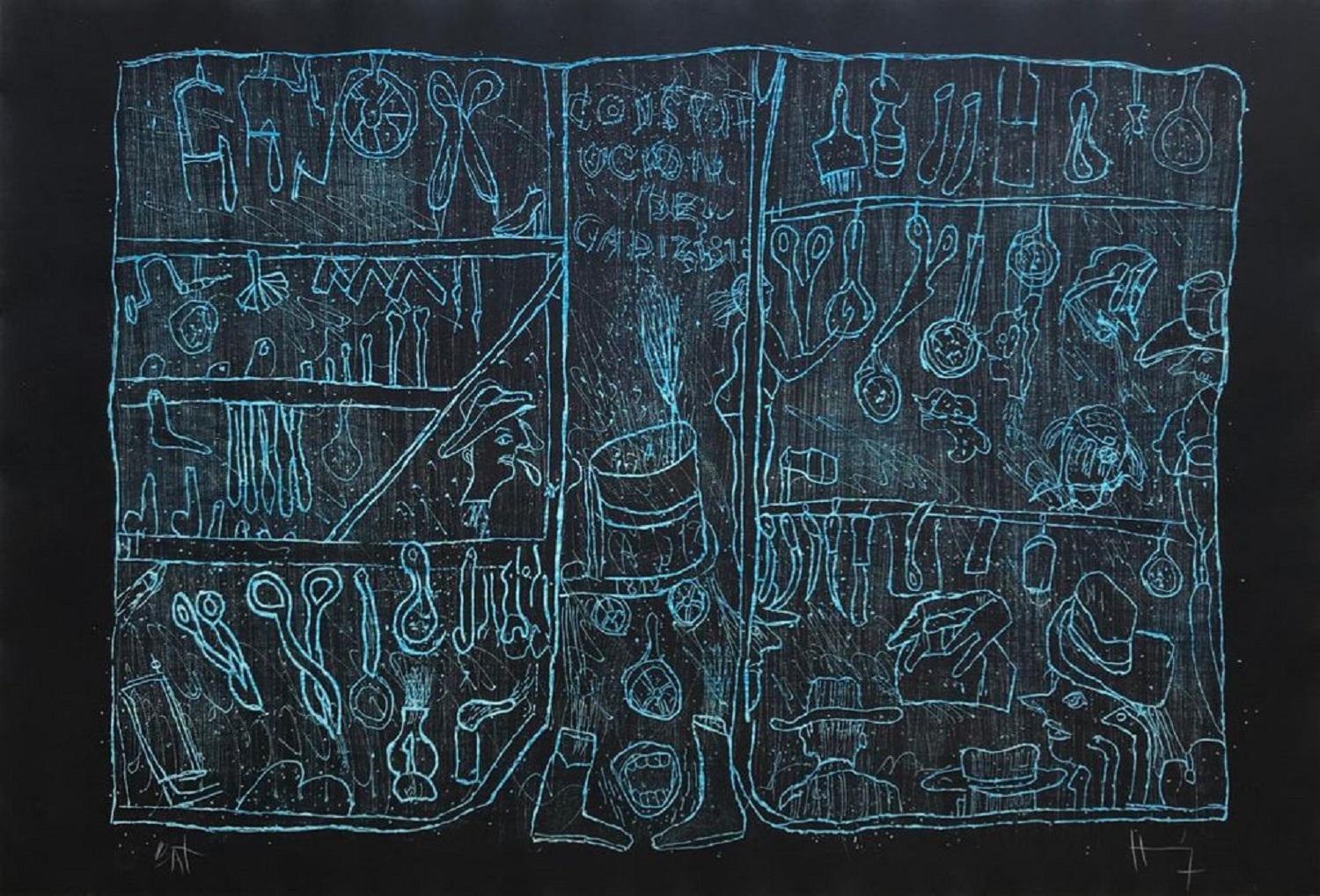 Sergio Hernández (Mexique, 1957)
Sans titre", 2011
gravure sur bois sur papier
29.6 x 41.4 in. (75 x 105 cm)
Non encadré






















