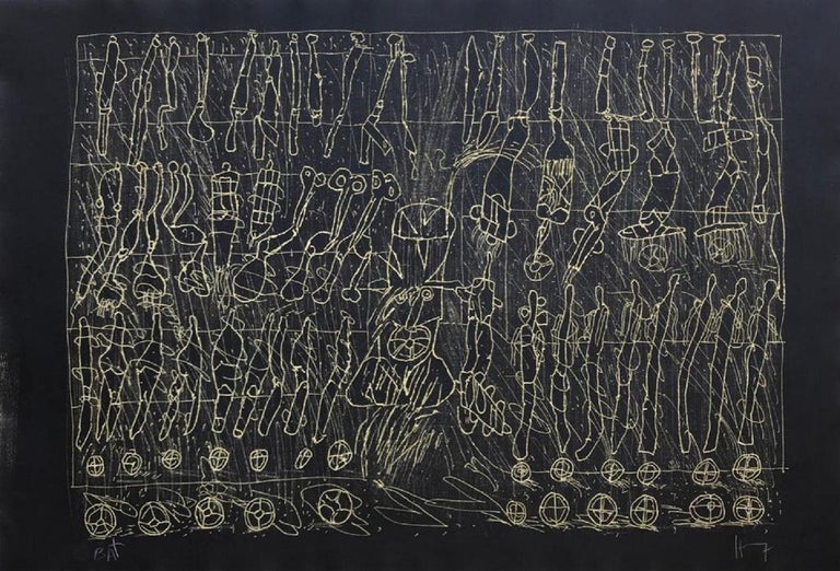 "Sergio Hernández (Mexico, 1957)
'Untitled', 2011
woodcut on paper Guarro Super Alpha 250g.
29.6 x 41.4 in. (75 x 105 cm.)
ID: HER-159-1"
























