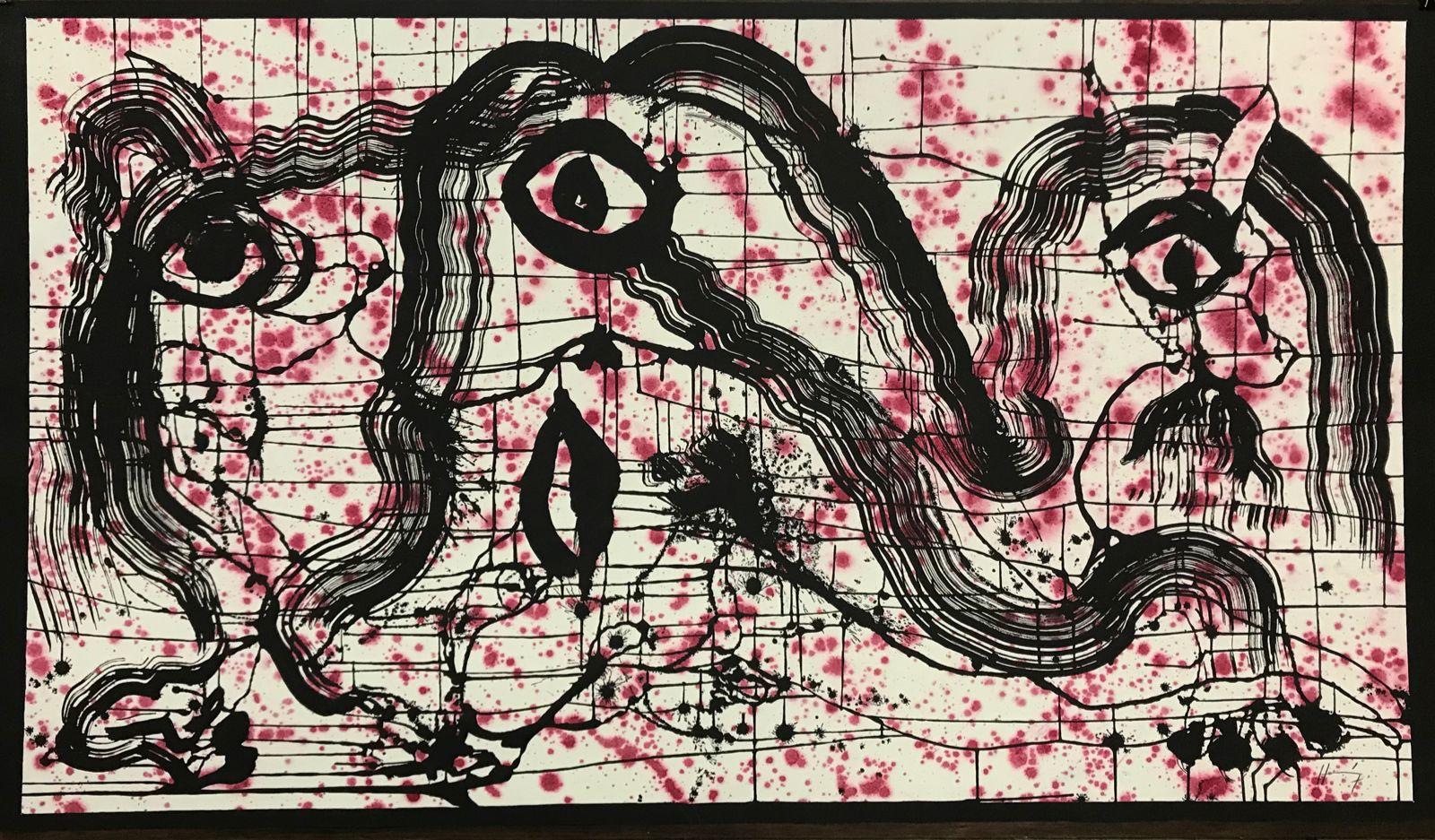 Sergio Hernández, 'Untitled', 2016, Woodcut, 46.9x82.7 in