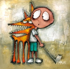 Surrounded, Mixed Media on Canvas
