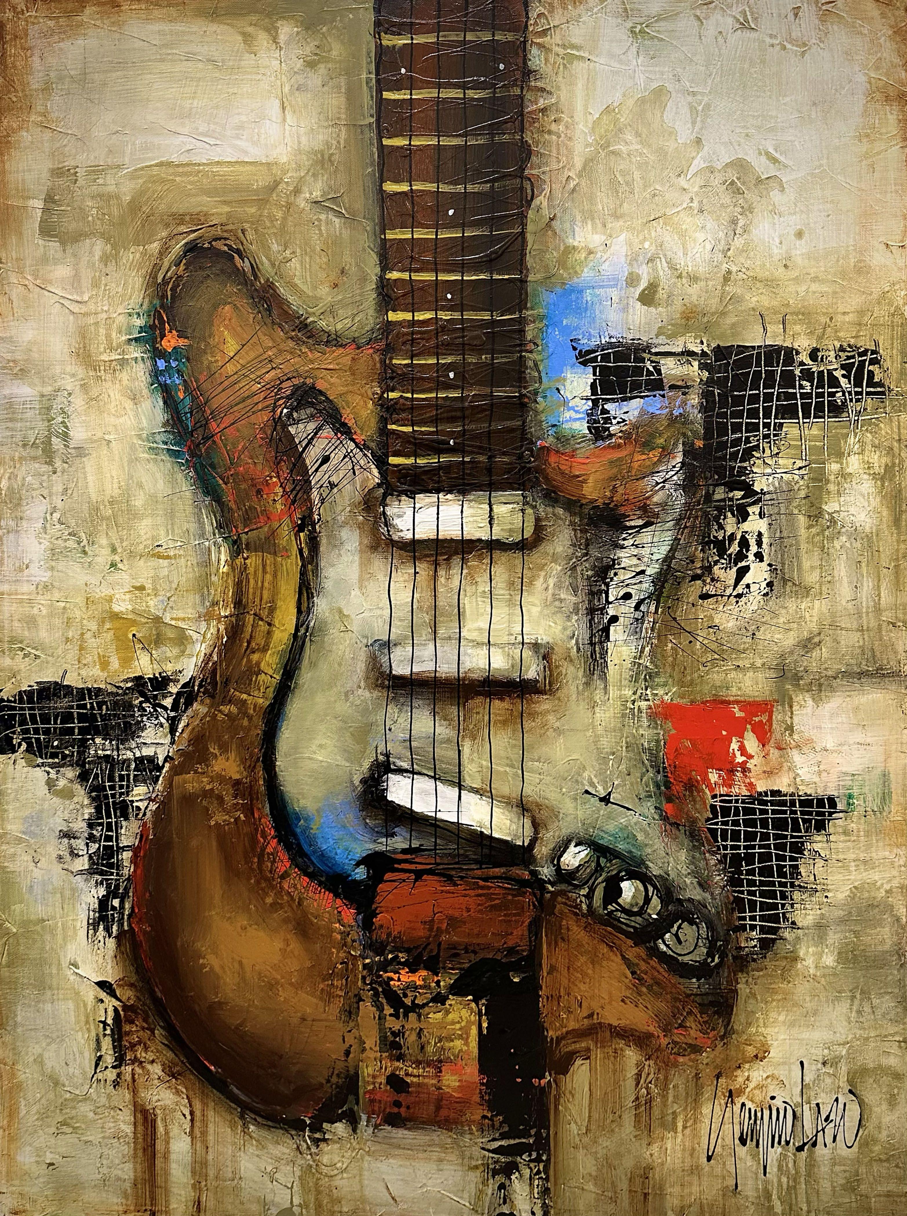 Abstract Painting de Sergio Lazo - Motivo, Pintura, Acrílico sobre lienzo