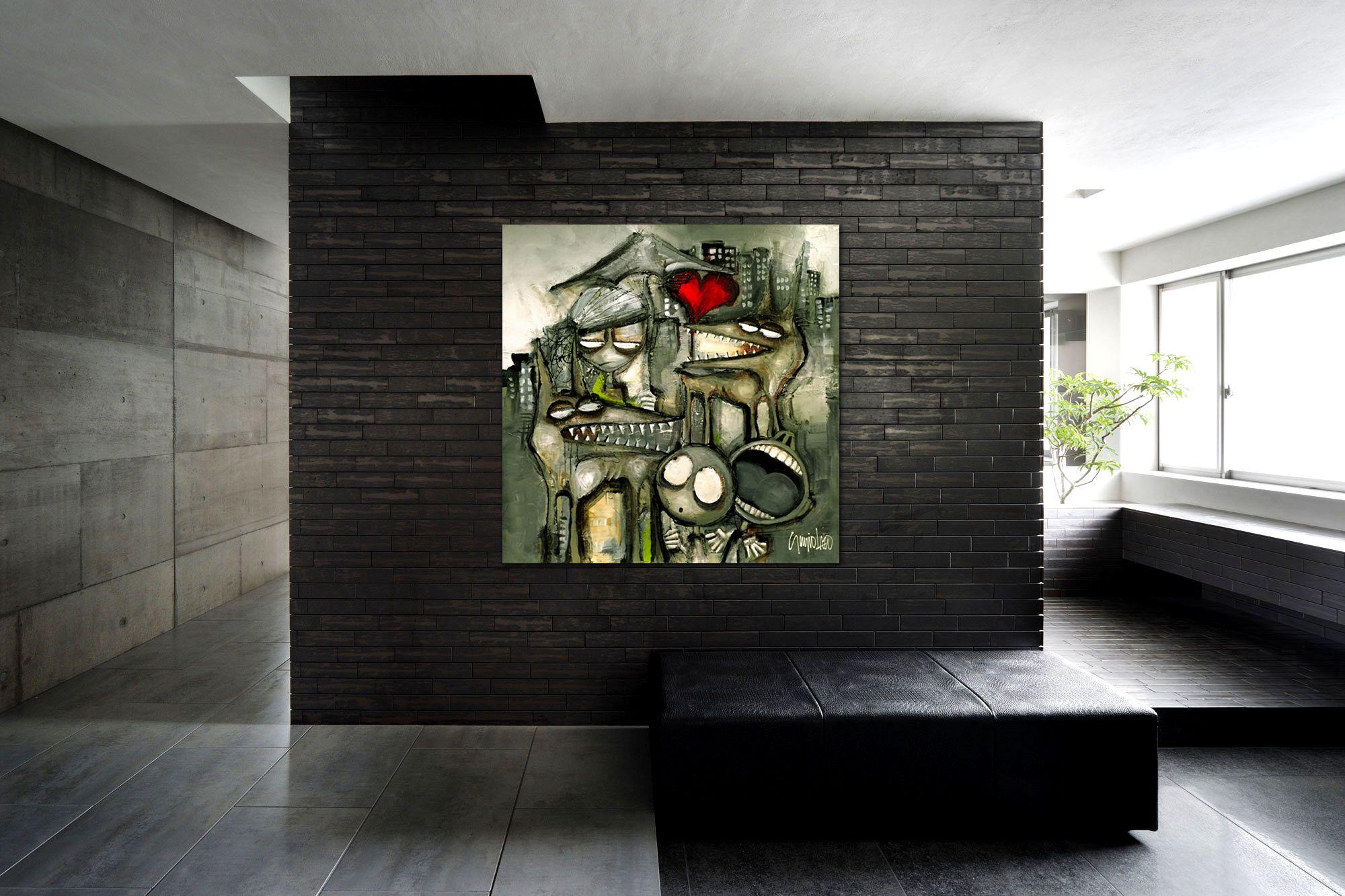 Waited So Long, Pittura, Acrilico su tela - Painting Pop Art di Sergio Lazo