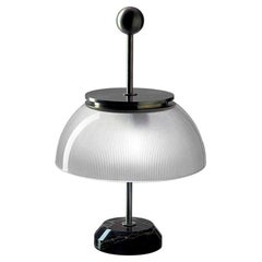 Sergio Mazza 'Alfa' Marble and Crystal Glass Table Lamp for Artemide
