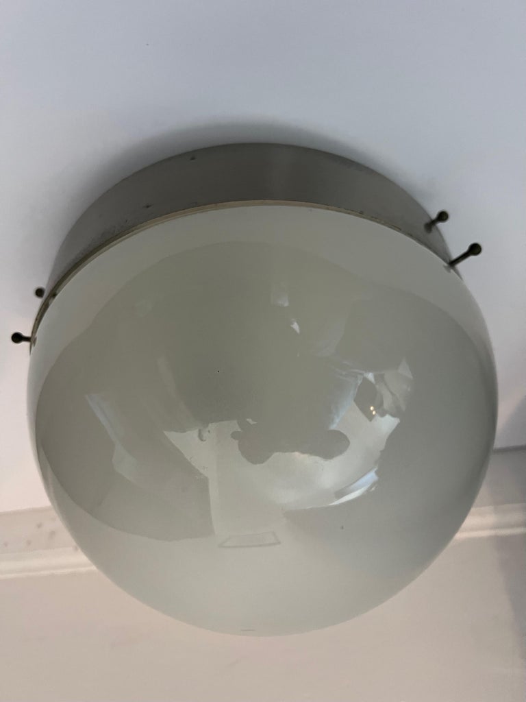 Sergio Mazza Artemis Clio Flush Ceiling Light 1960 Italian Mid-Century For Sale 5