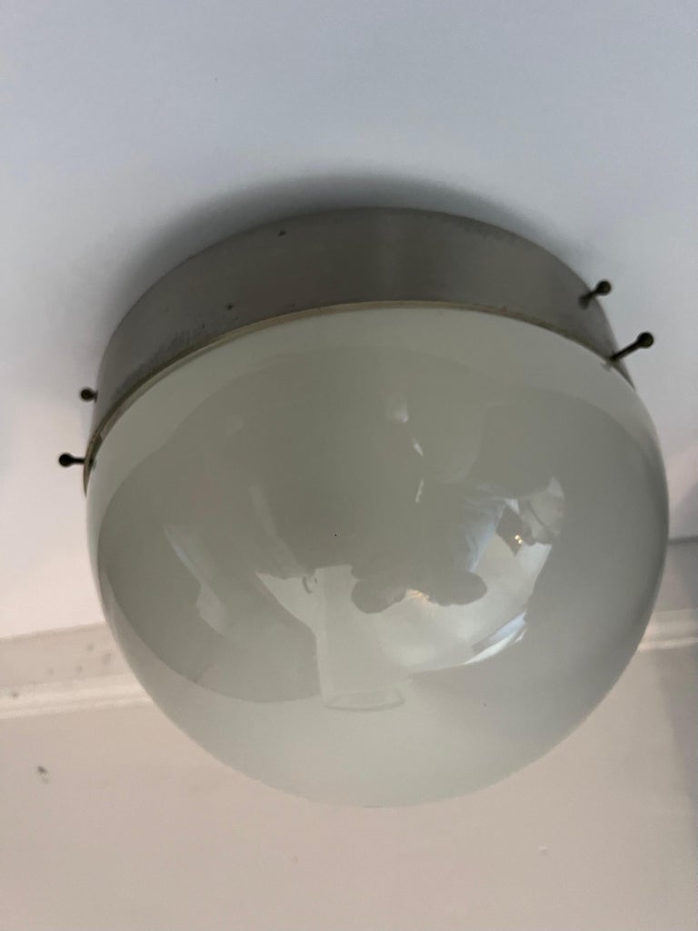 Sergio Mazza Artemis Clio Flush Ceiling Light 1960 Italian Mid-Century For Sale 6