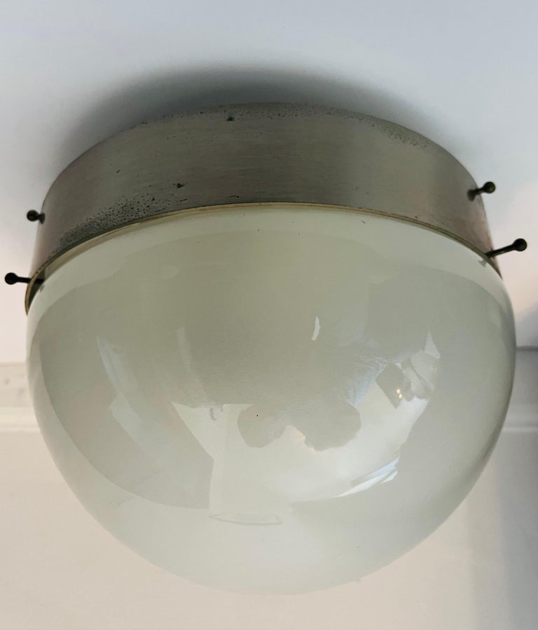 Sergio Mazza Artemis Clio Flush Ceiling Light 1960 Italian Mid-Century For Sale 2