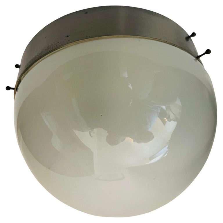 Sergio Mazza Artemis Clio Flush Ceiling Light 1960 Italian Mid-Century For Sale