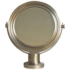 1970 Sergio Mazza by Artemide Espejo de sobremesa de diseño italiano de la era espacial