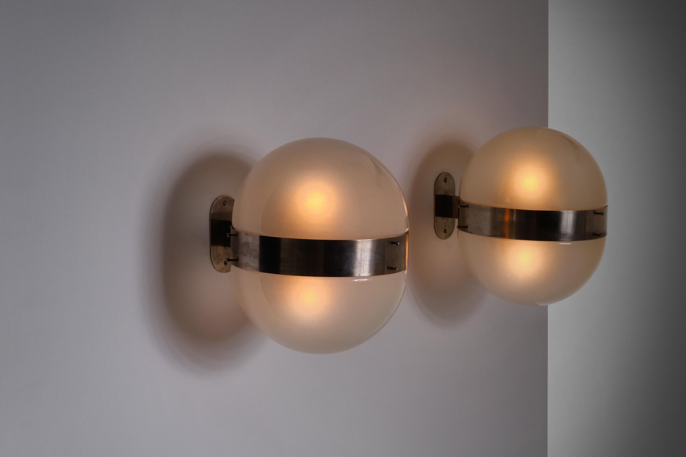 Sergio Mazza Clio Wall Lamps Fro Artemide, Italy 1960s, Set of Two 1