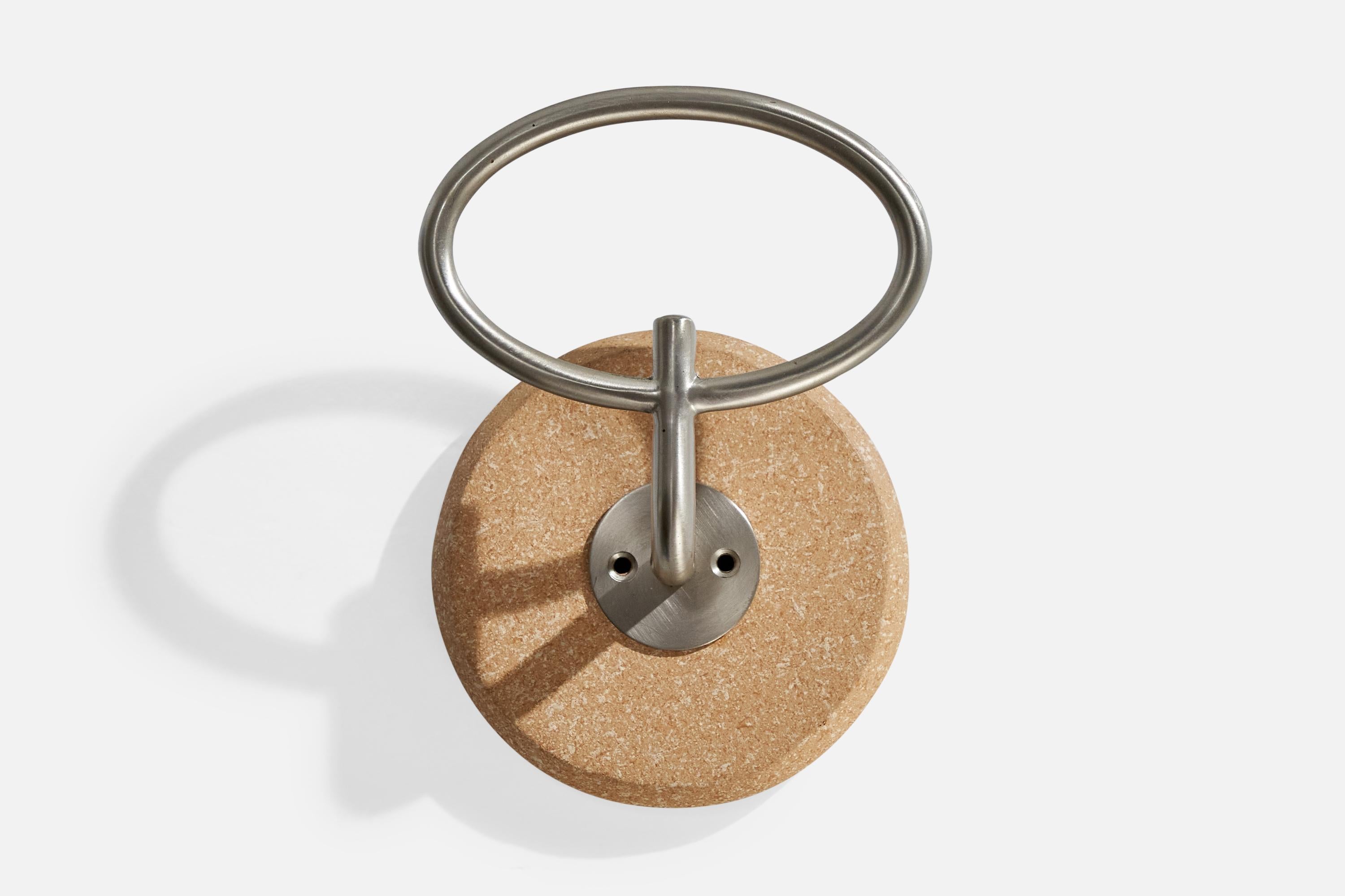 Mid-20th Century Sergio Mazza, Coat Hangers, Steel, Wood, Italy, 1960s For Sale