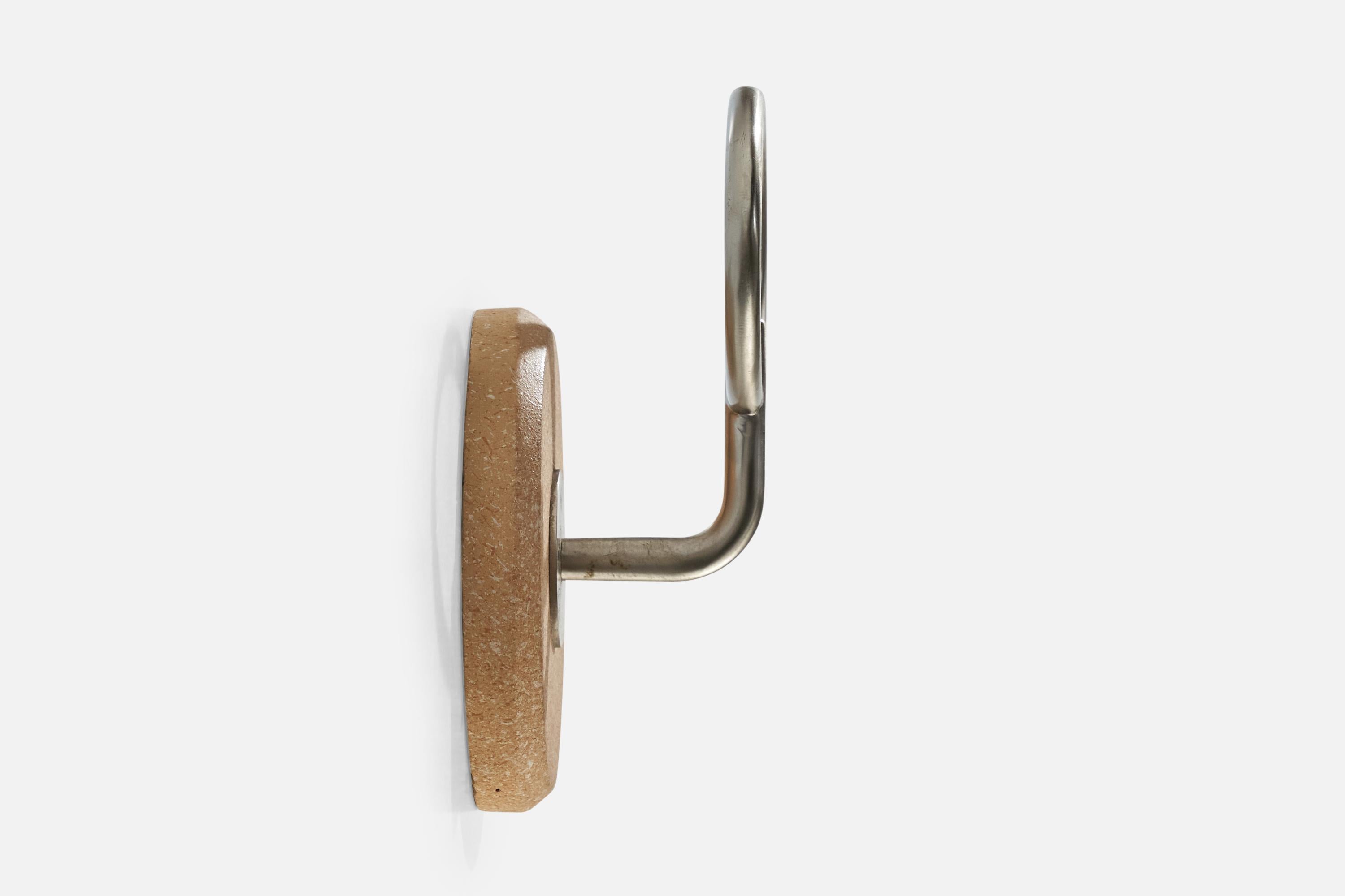 Sergio Mazza, Coat Hangers, Steel, Wood, Italy, 1960s For Sale 1