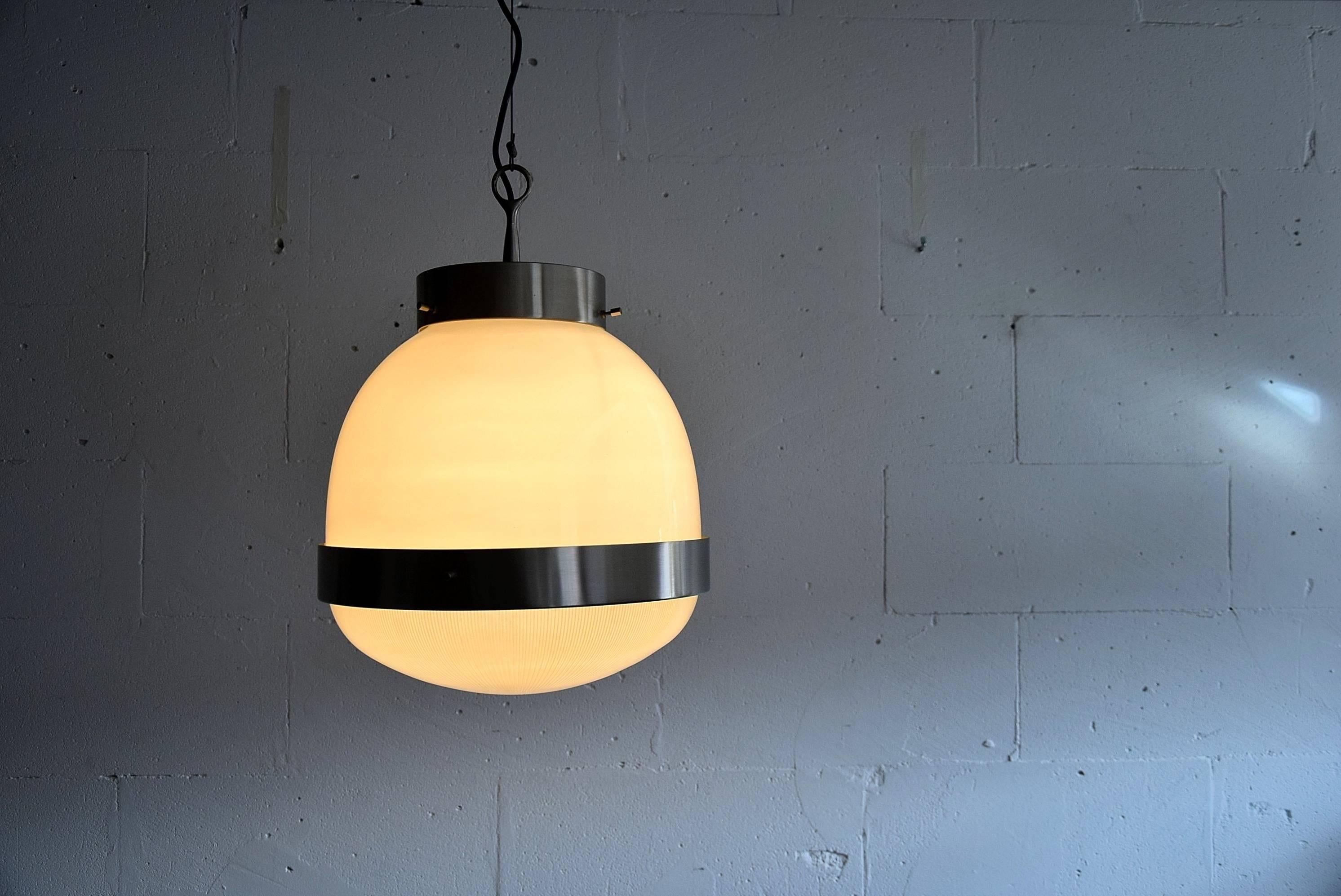 Sergio Mazza Delta Grande Artemide Ceiling Lamp For Sale 3
