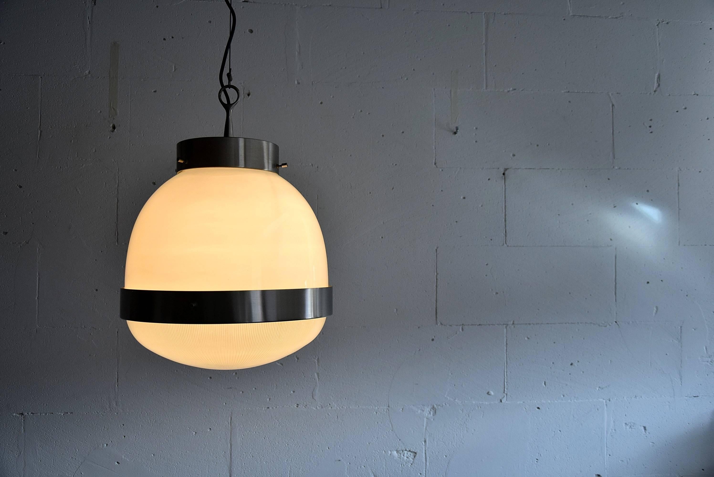 Italian Sergio Mazza Delta Grande Artemide Ceiling Lamp For Sale