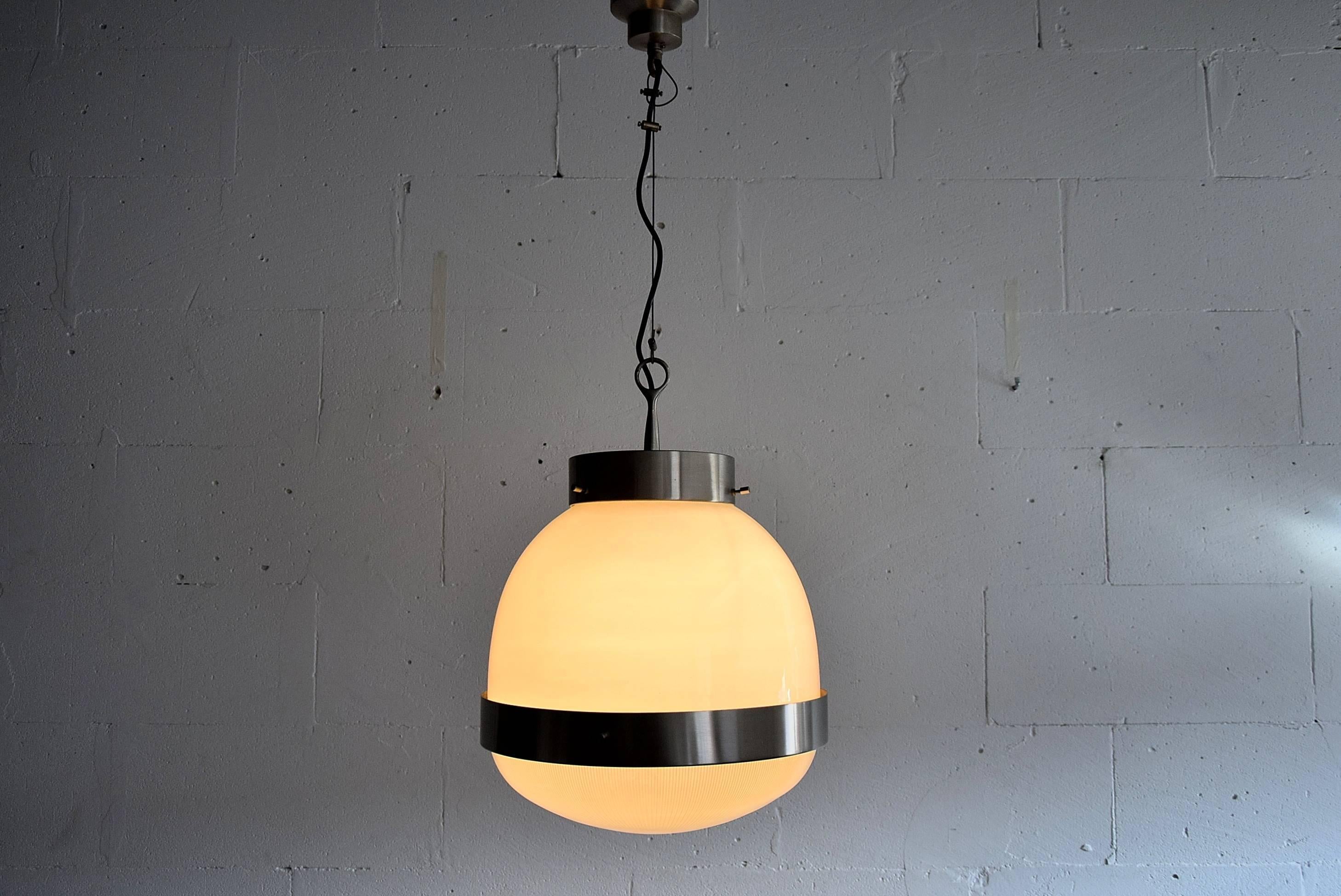 Sergio Mazza Delta Grande Artemide Ceiling Lamp For Sale 1