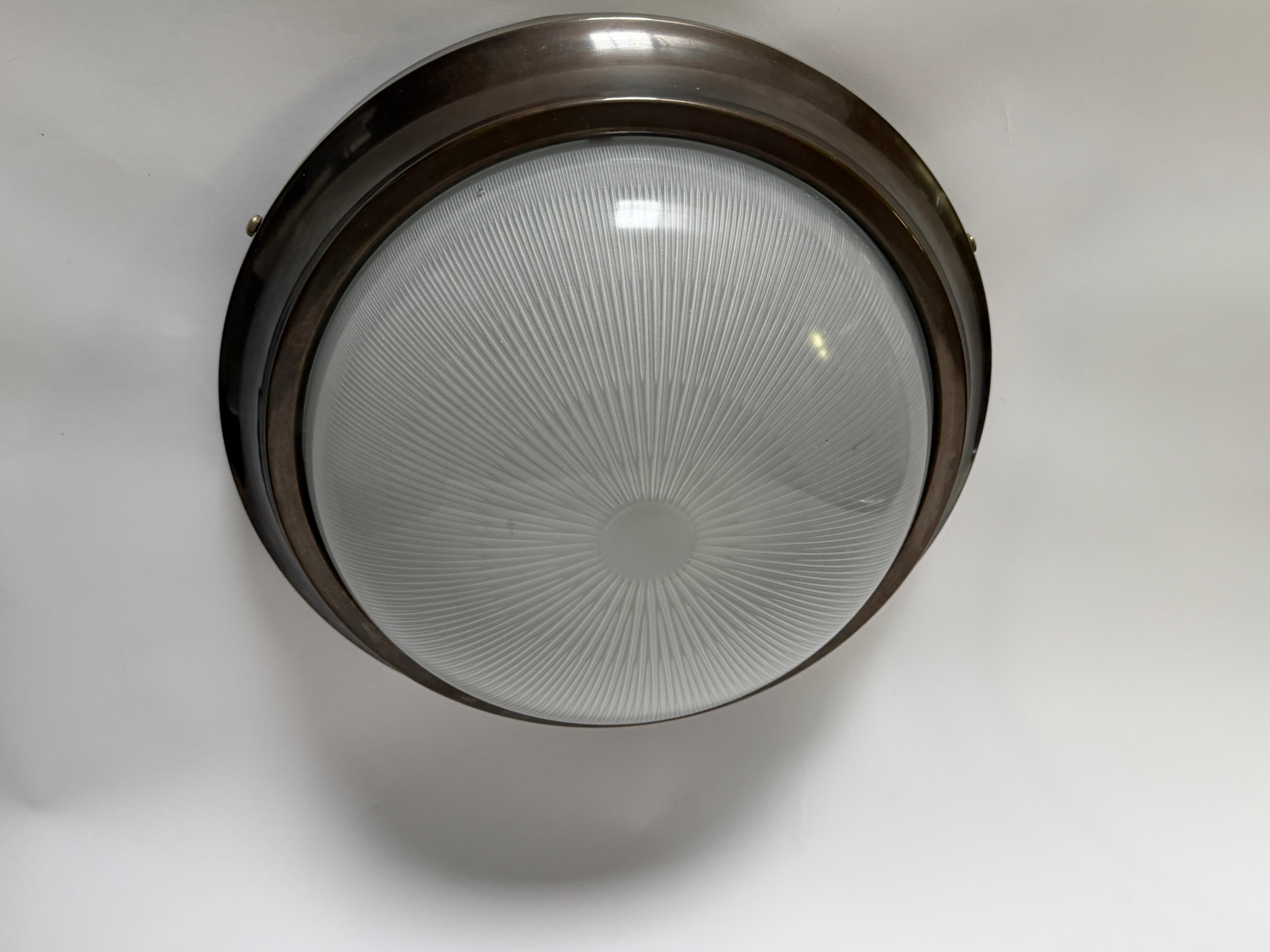 Plafonnier à encastrer Sergio Mazza, Italie vers 1960 en vente 1