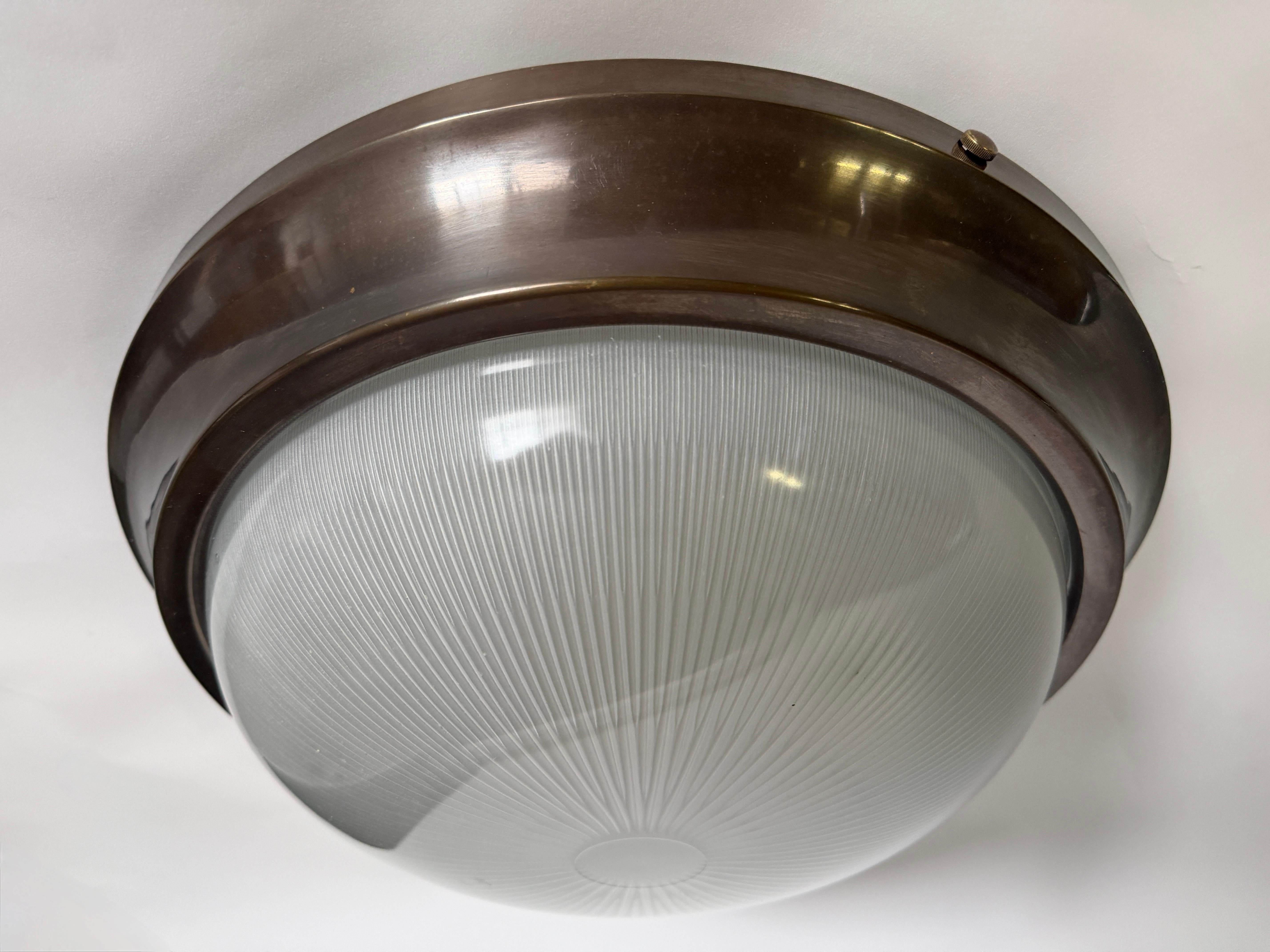 italien Plafonnier à encastrer Sergio Mazza, Italie vers 1960 en vente