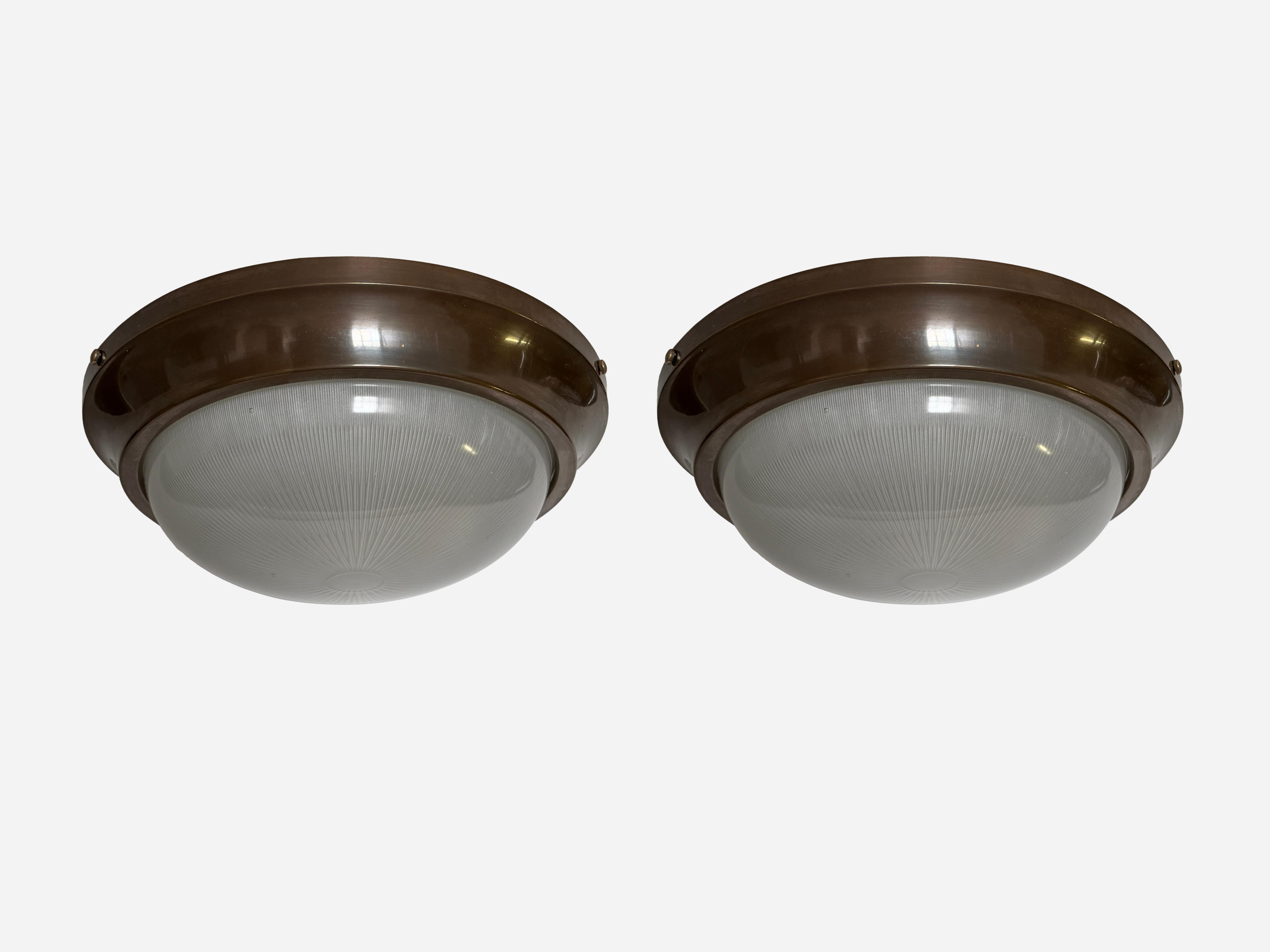 Sergio Mazza flush mount ceiling light, Italy circa 1960s
